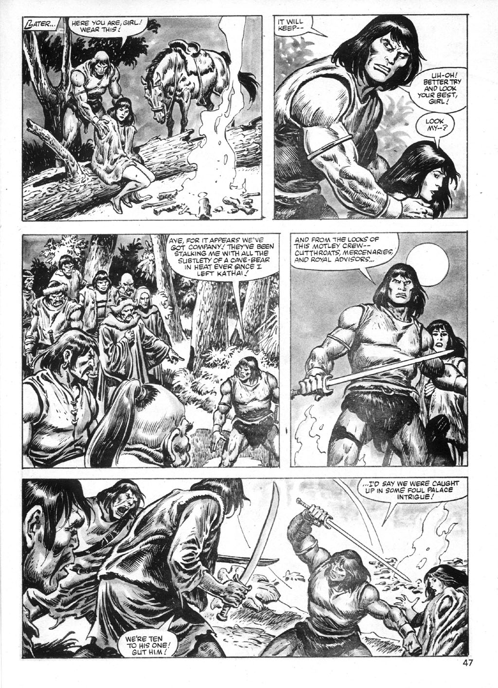Read online The Savage Sword Of Conan comic -  Issue #95 - 47