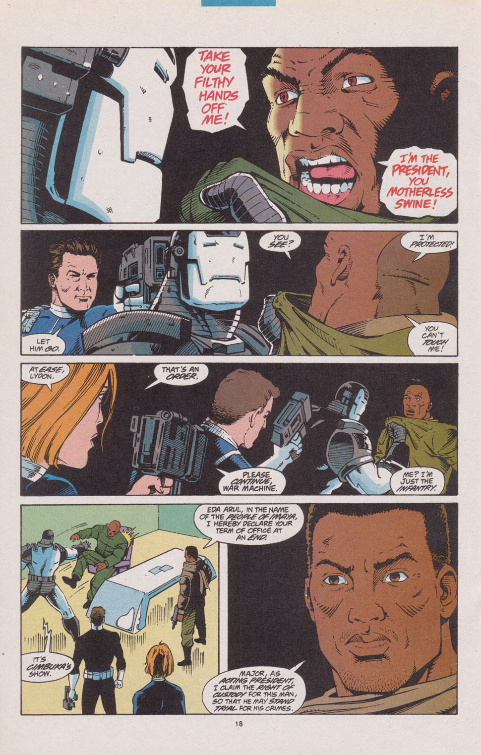 Read online War Machine (1994) comic -  Issue #4 - 15