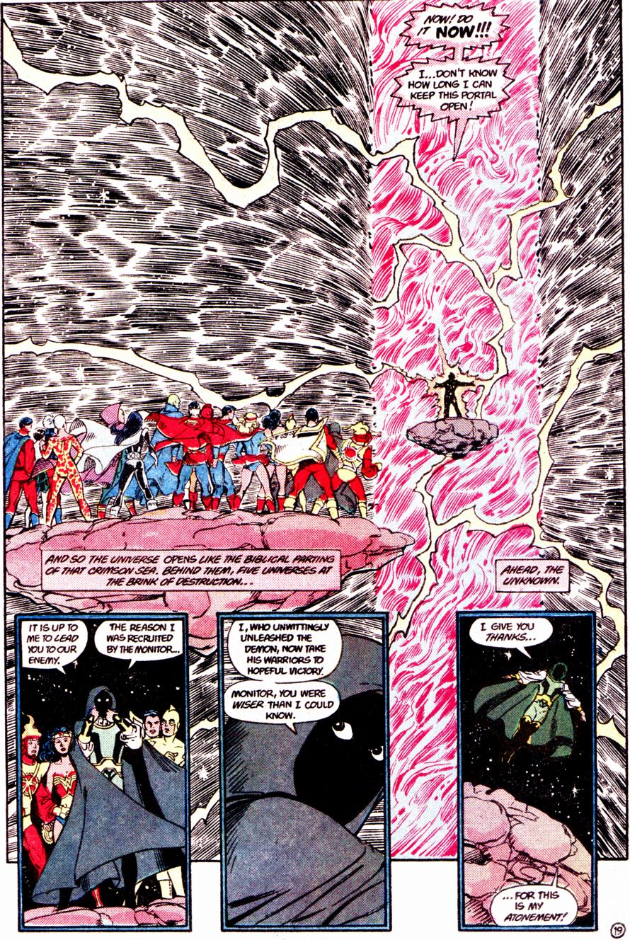 Read online Crisis on Infinite Earths (1985) comic -  Issue #7 - 20