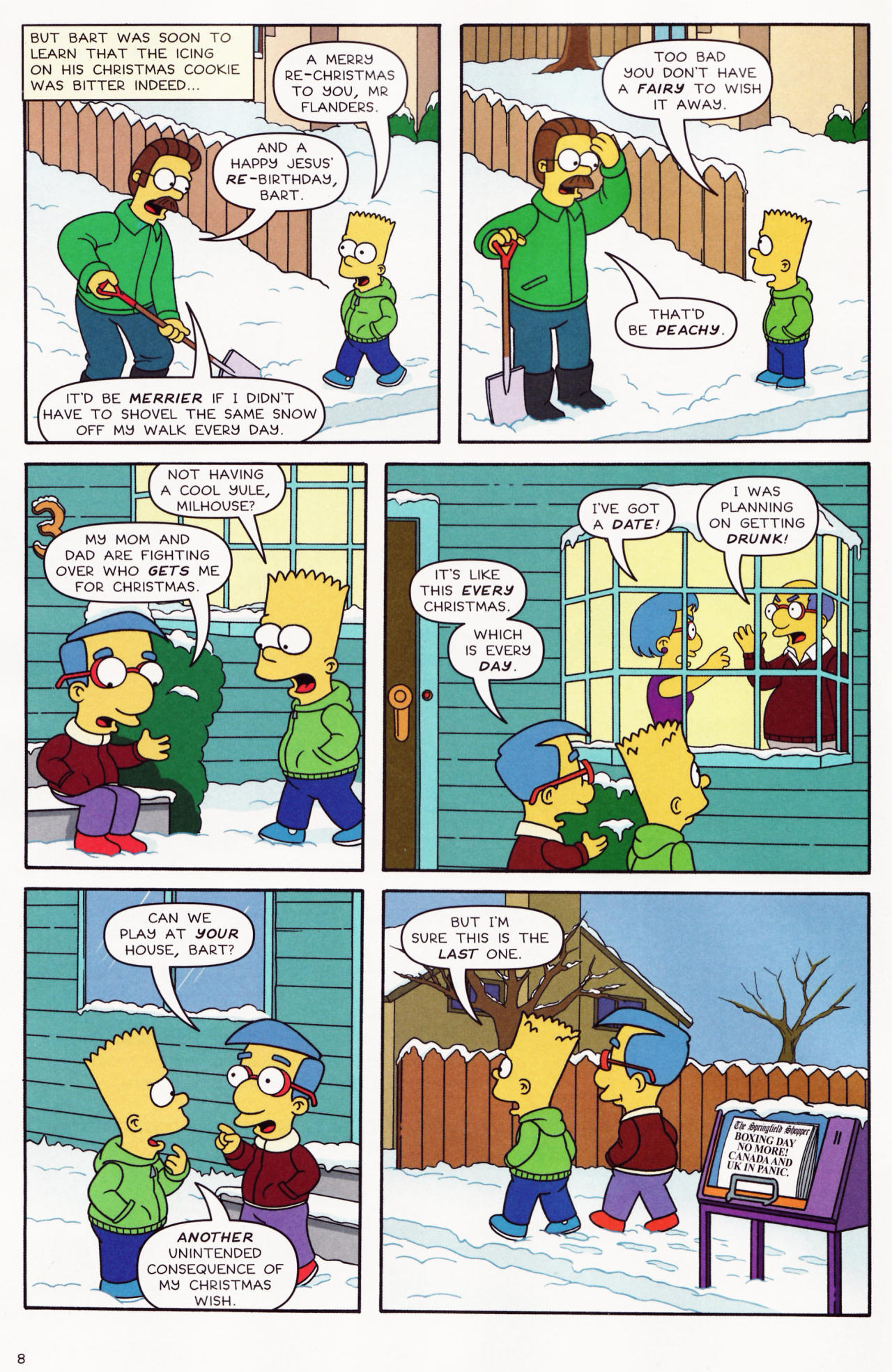 Read online The Simpsons Winter Wingding comic -  Issue #2 - 10