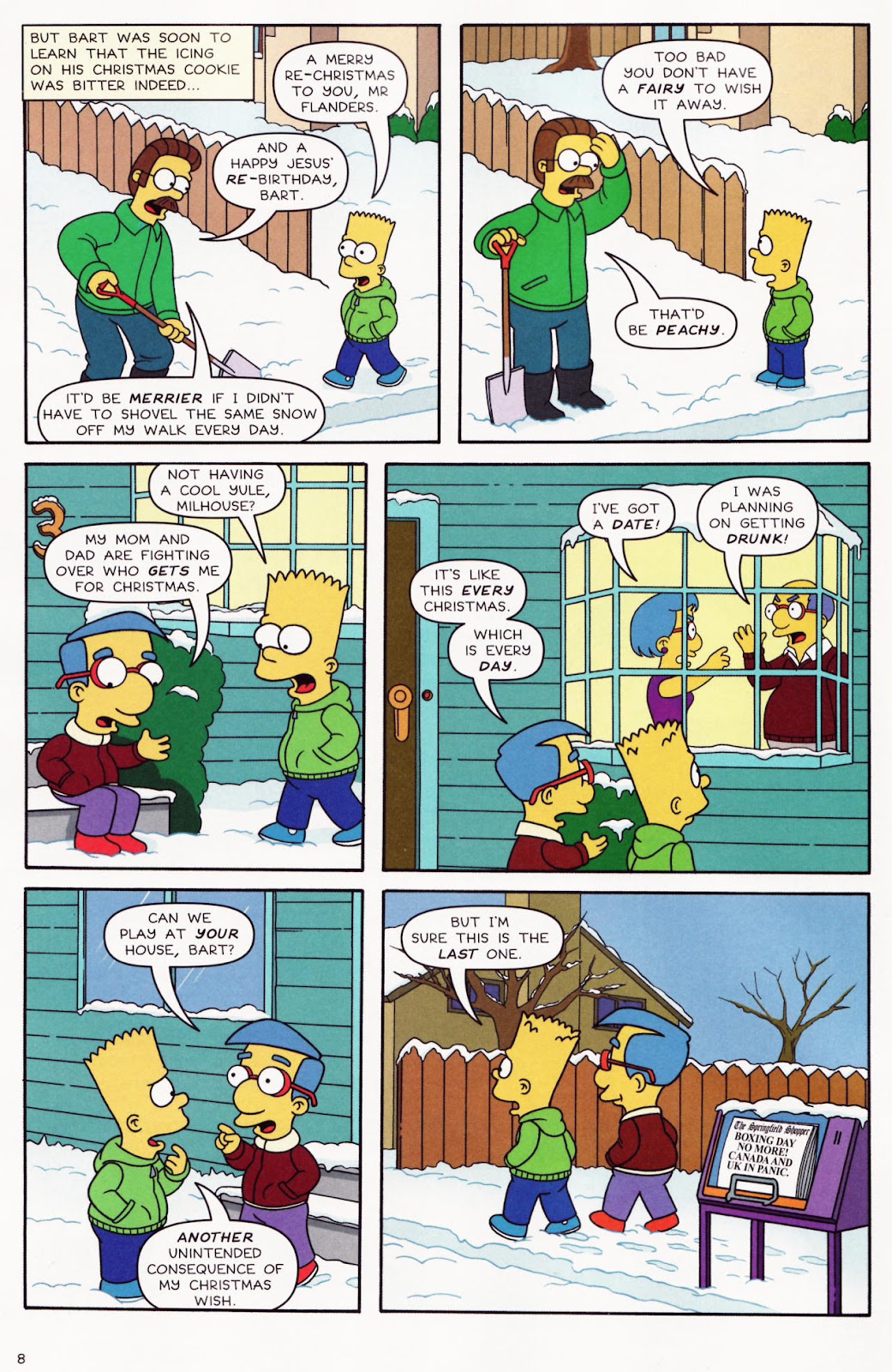 The Simpsons Winter Wingding issue 2 - Page 10