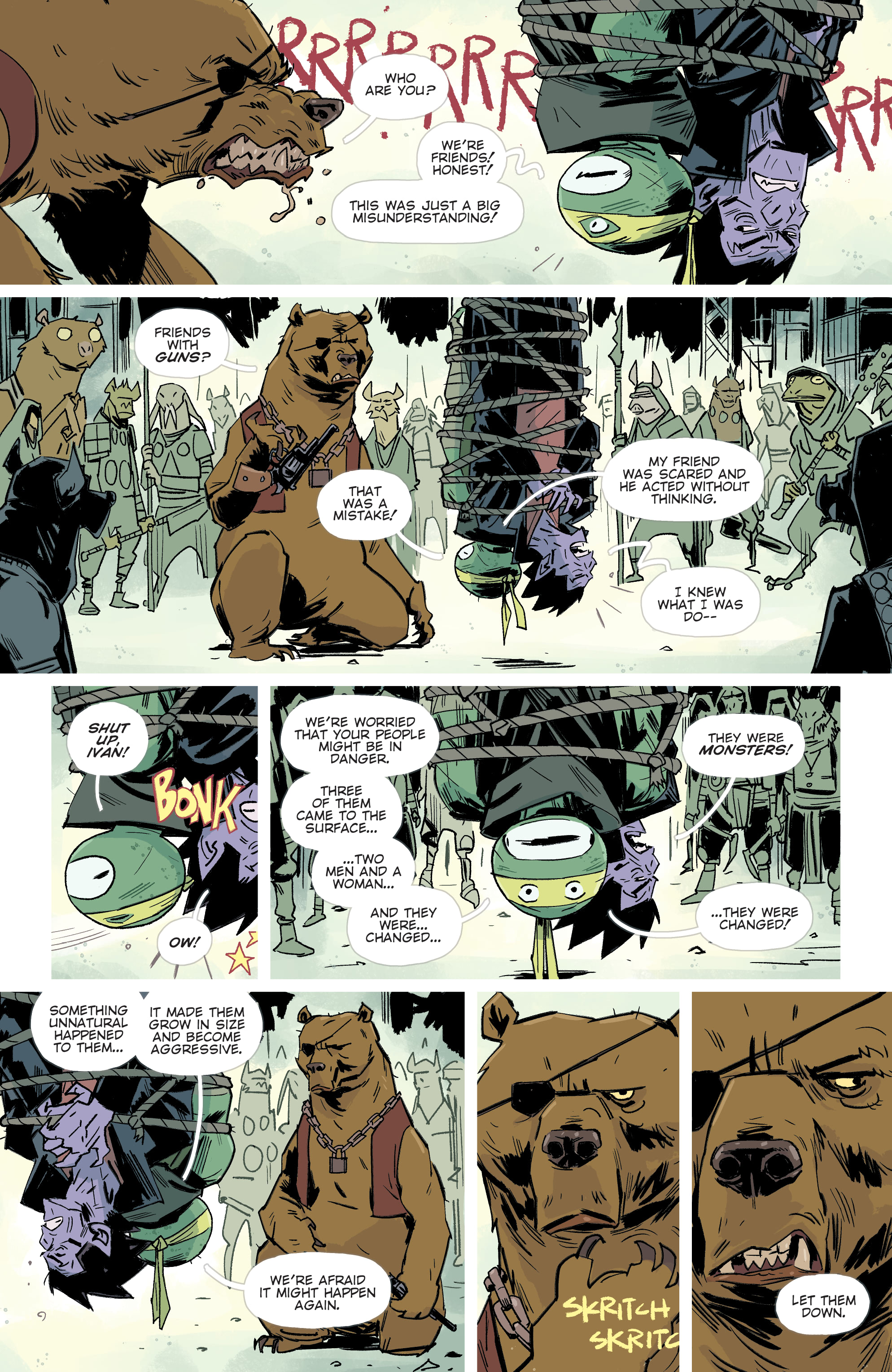 Read online Teenage Mutant Ninja Turtles: Jennika II comic -  Issue #3 - 3