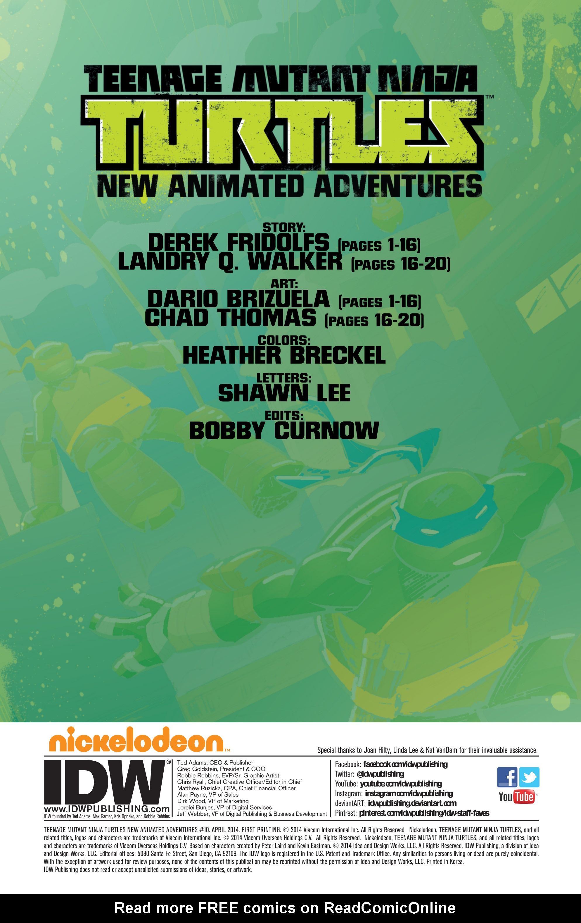 Read online Teenage Mutant Ninja Turtles New Animated Adventures comic -  Issue #10 - 2