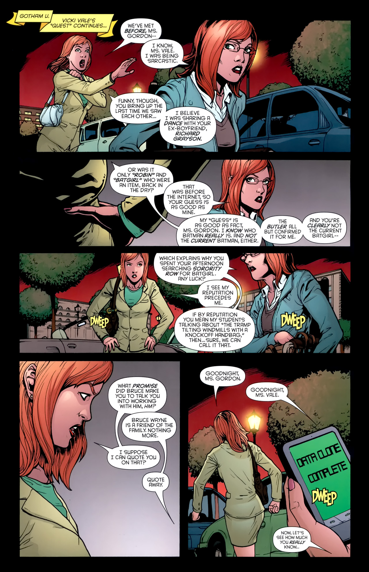 Read online Bruce Wayne: The Road Home comic -  Issue # Issue Batgirl - 18