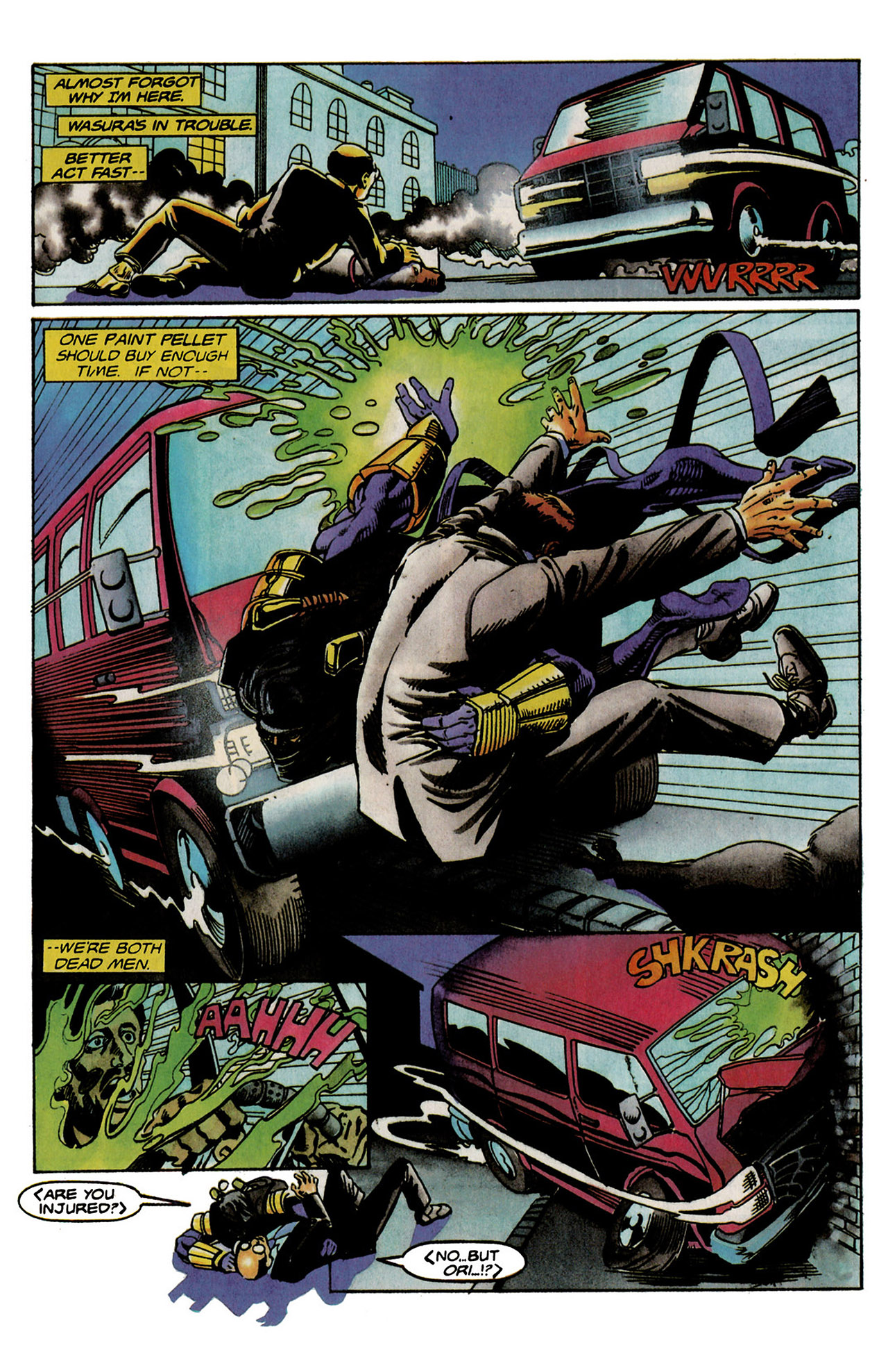 Read online Ninjak (1994) comic -  Issue #9 - 10