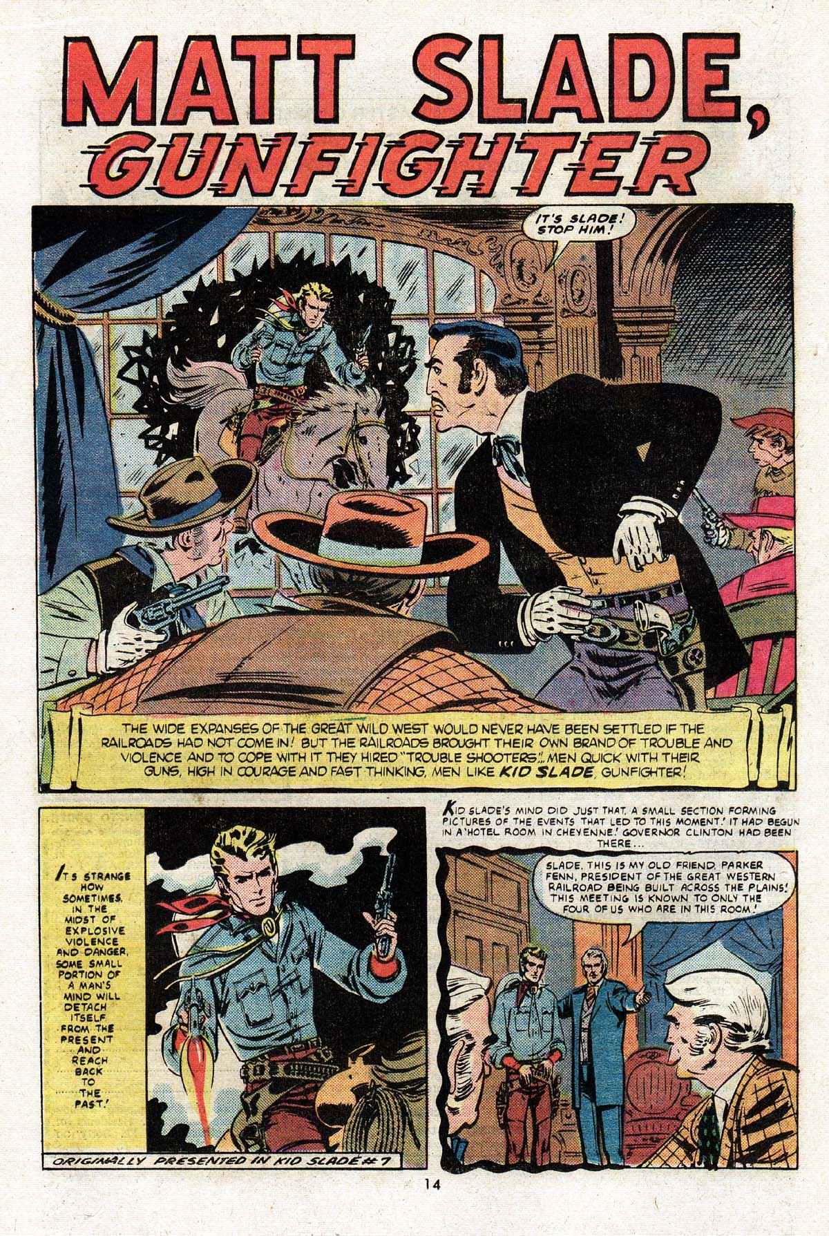 Read online Kid Slade, Gunfighter comic -  Issue #7 - 2