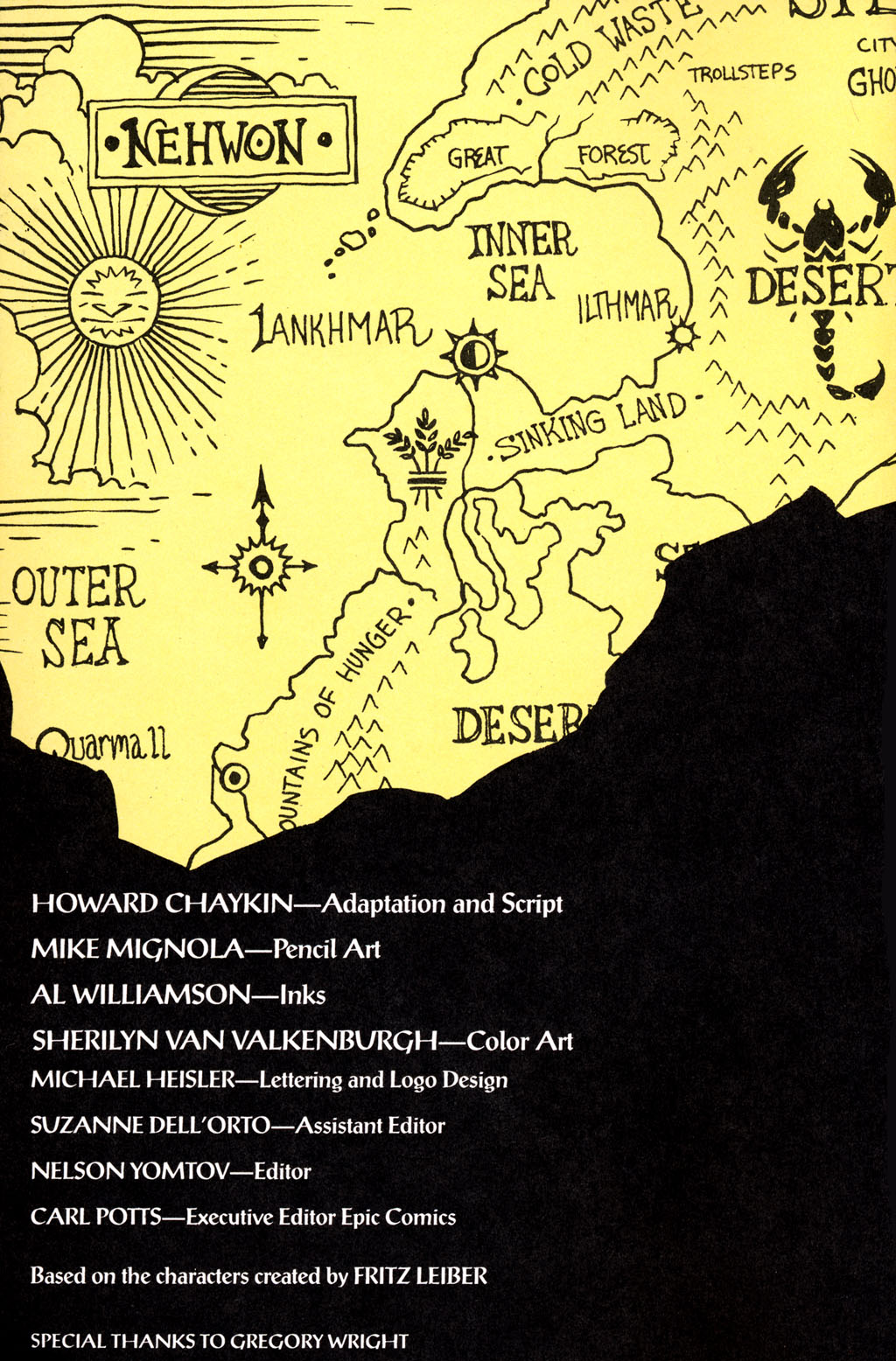 Read online Fafhrd and the Gray Mouser comic -  Issue #1 - 2