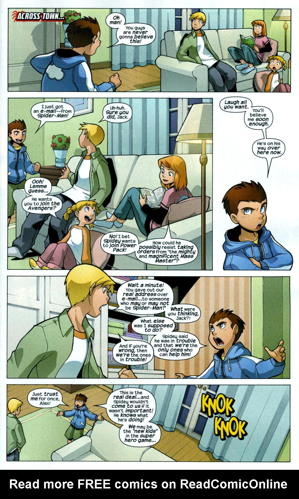 Read online Spider-Man and Power Pack comic -  Issue #1 - 21