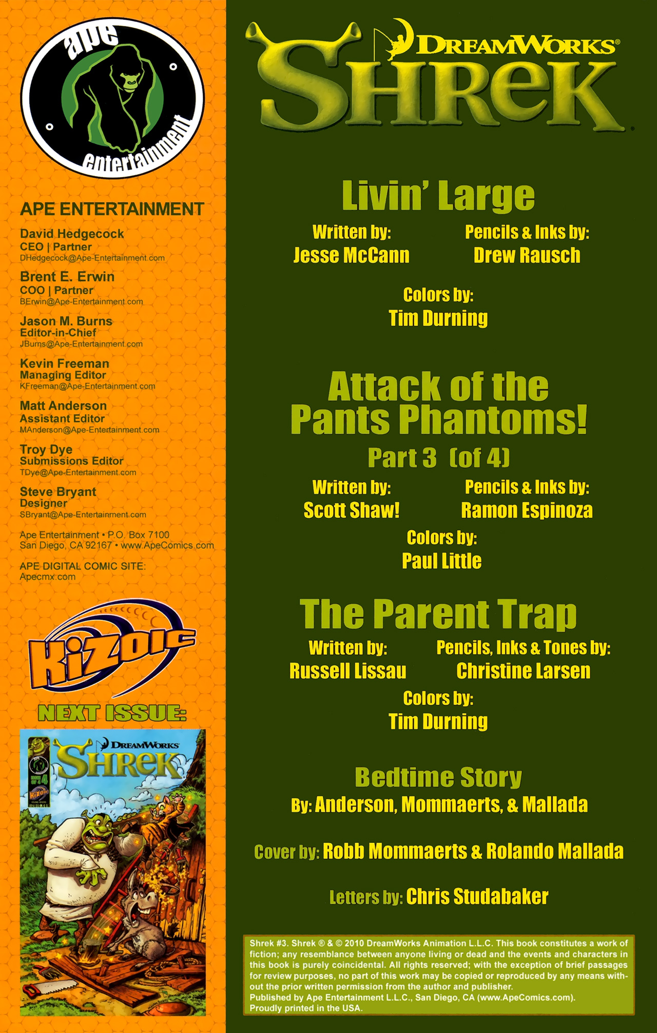 Read online Shrek (2010) comic -  Issue #3 - 2