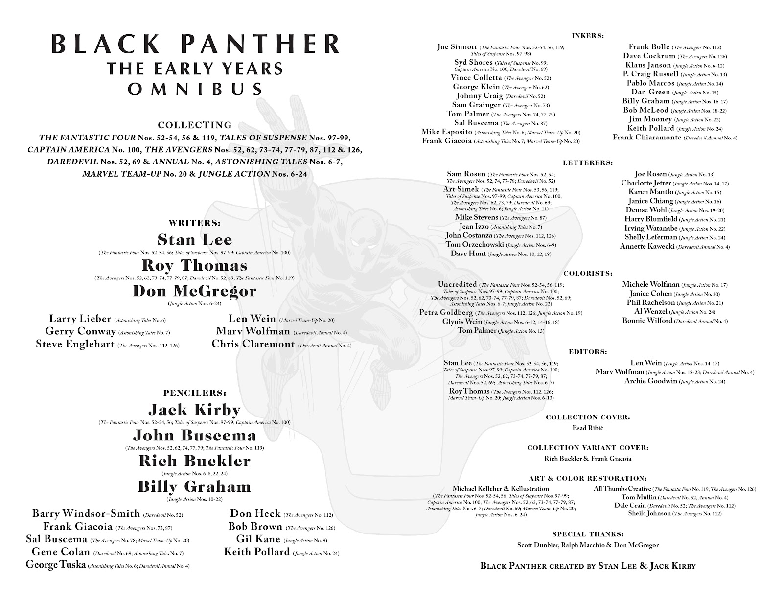 Black Panther: The Early Years Omnibus issue TPB (Part 1) - Page 5