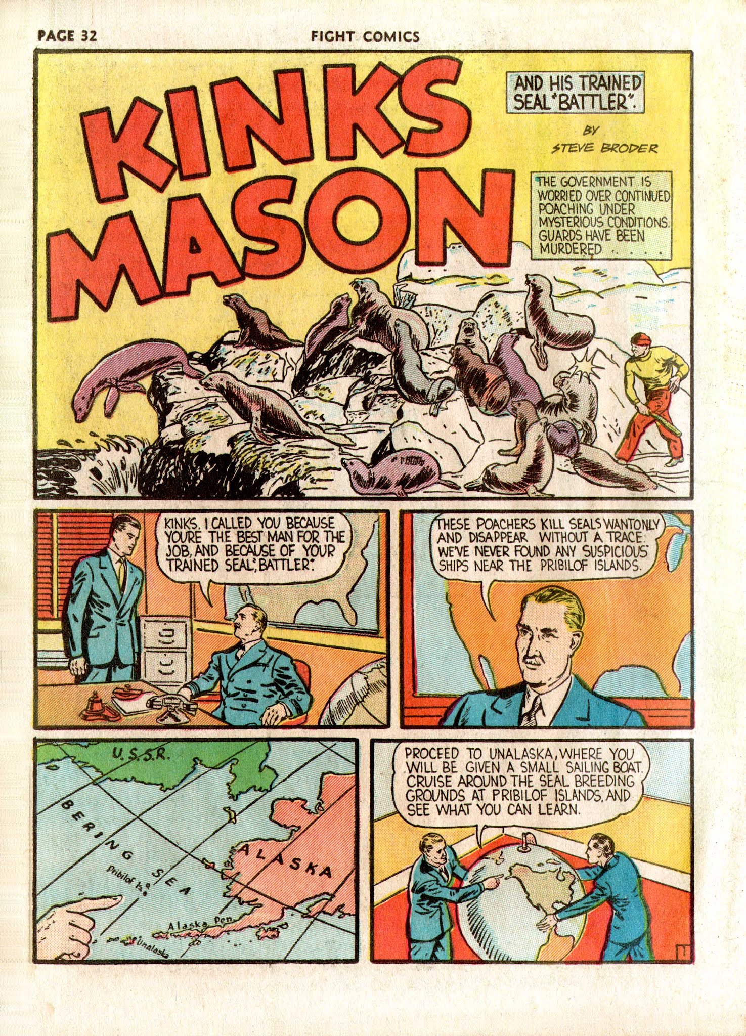 Read online Fight Comics comic -  Issue #7 - 35