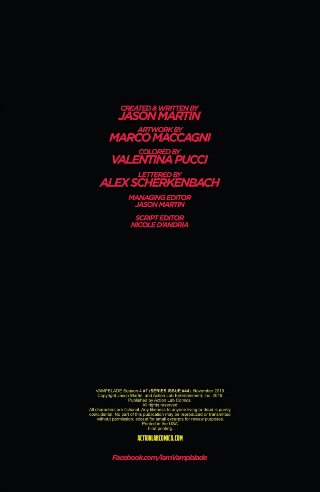 Read online Vampblade Season 4 comic -  Issue #7 - 3