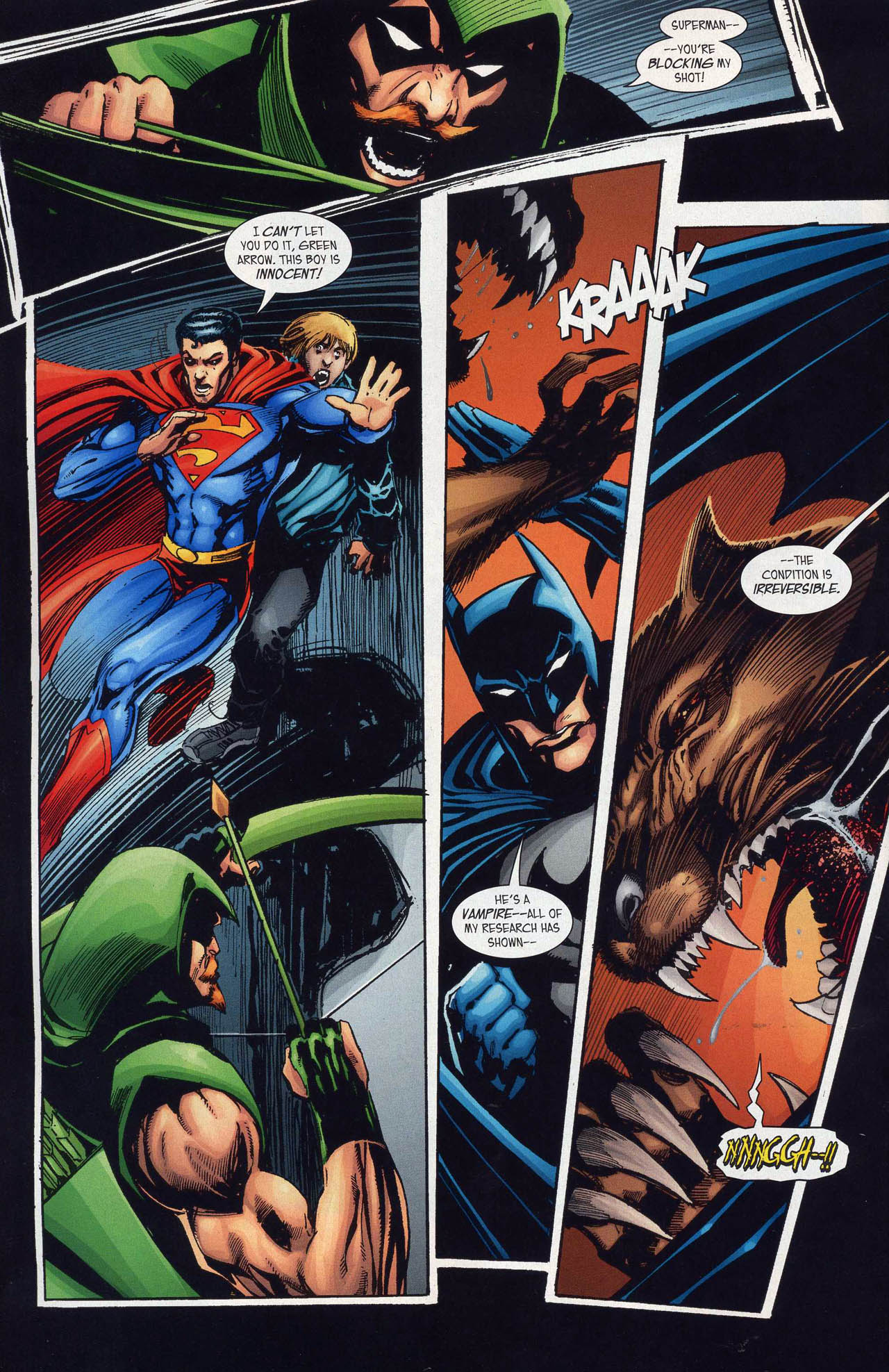 Read online Superman and Batman vs. Vampires and Werewolves comic -  Issue #4 - 7