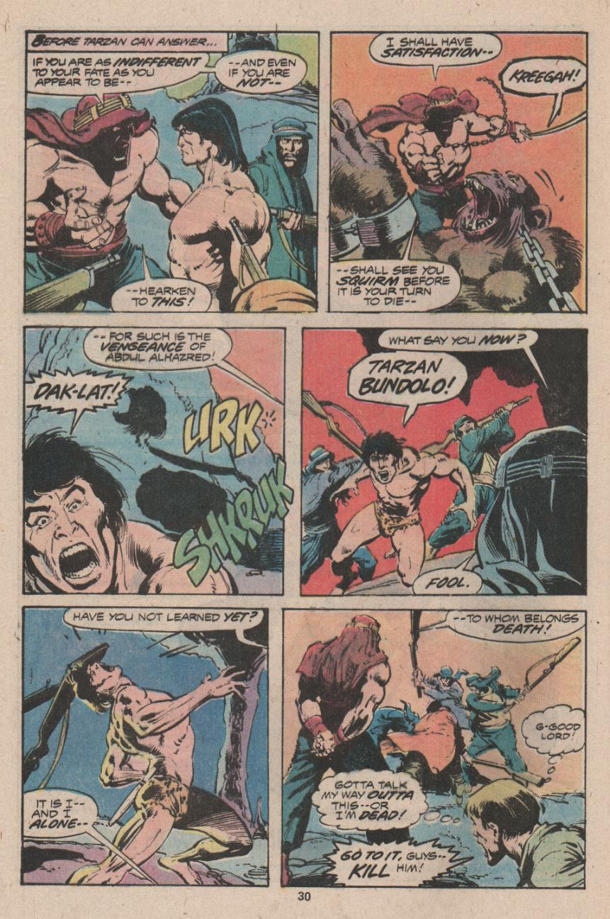 Read online Tarzan (1977) comic -  Issue #16 - 18