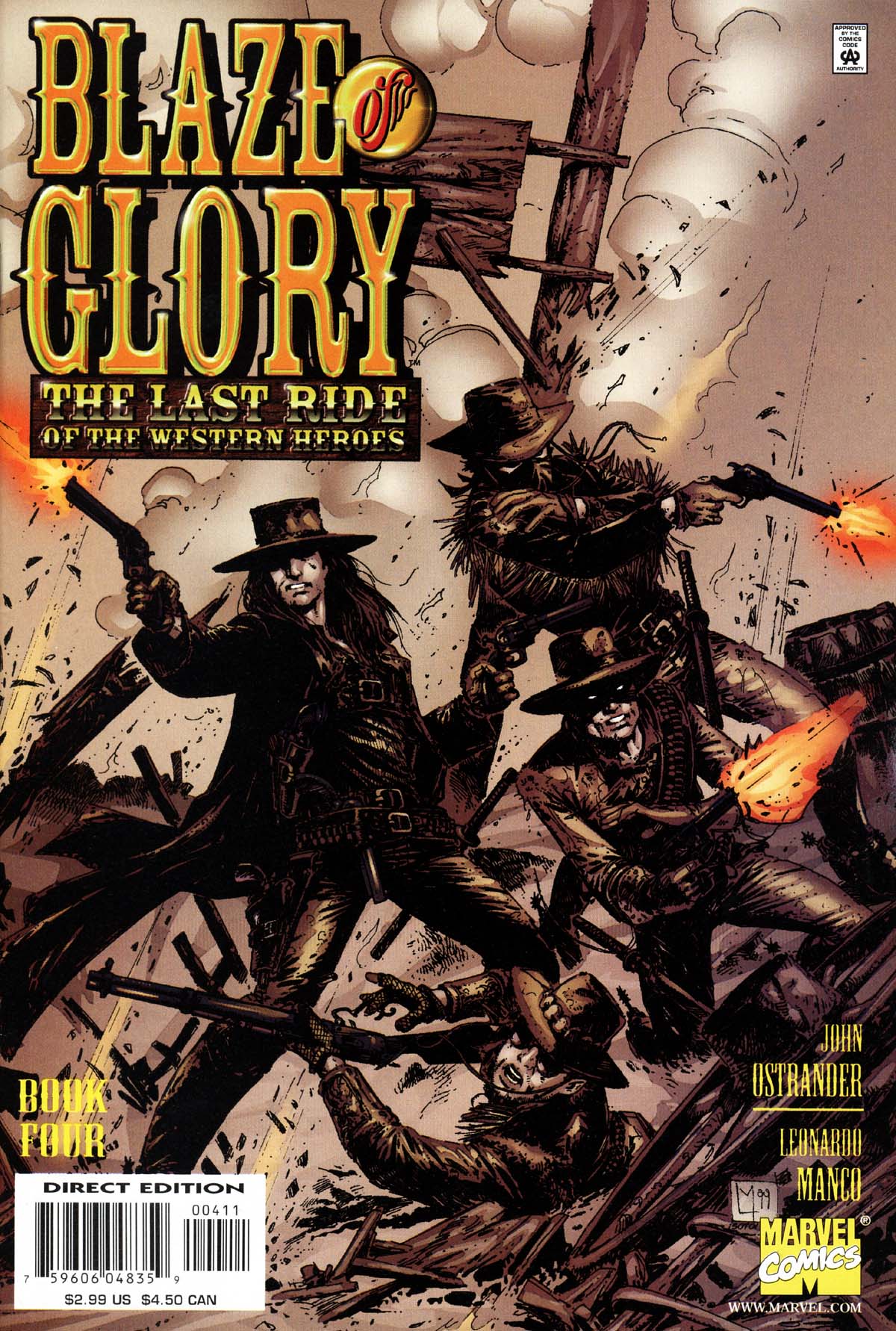 Read online Blaze of Glory comic -  Issue #4 - 1