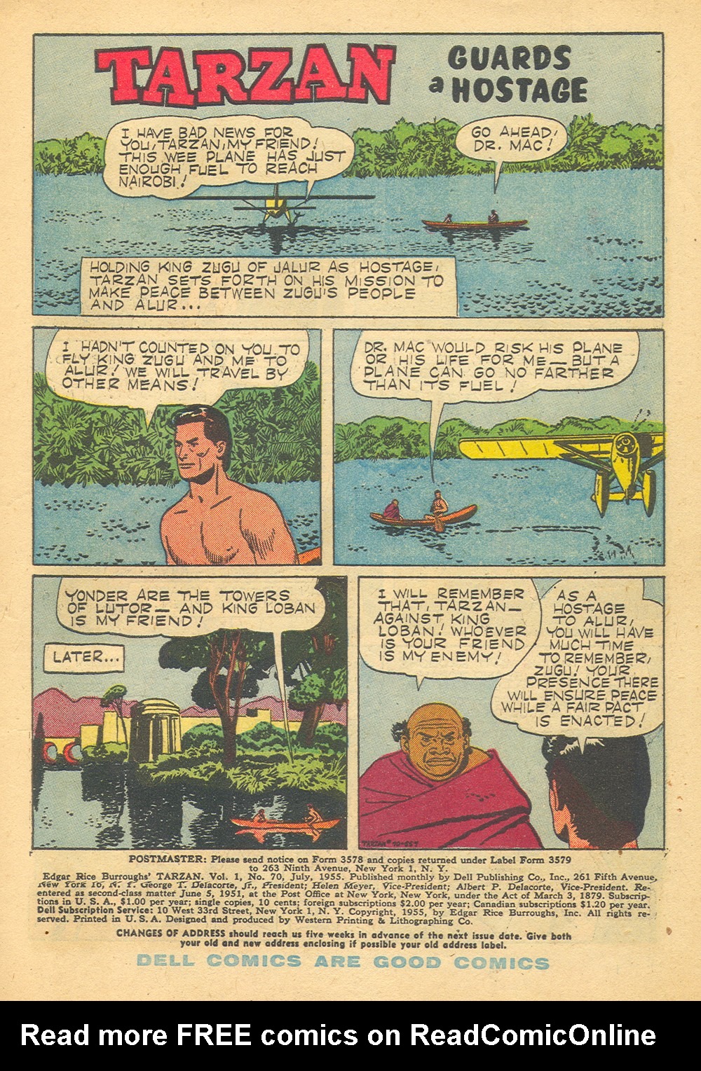 Read online Tarzan (1948) comic -  Issue #70 - 3