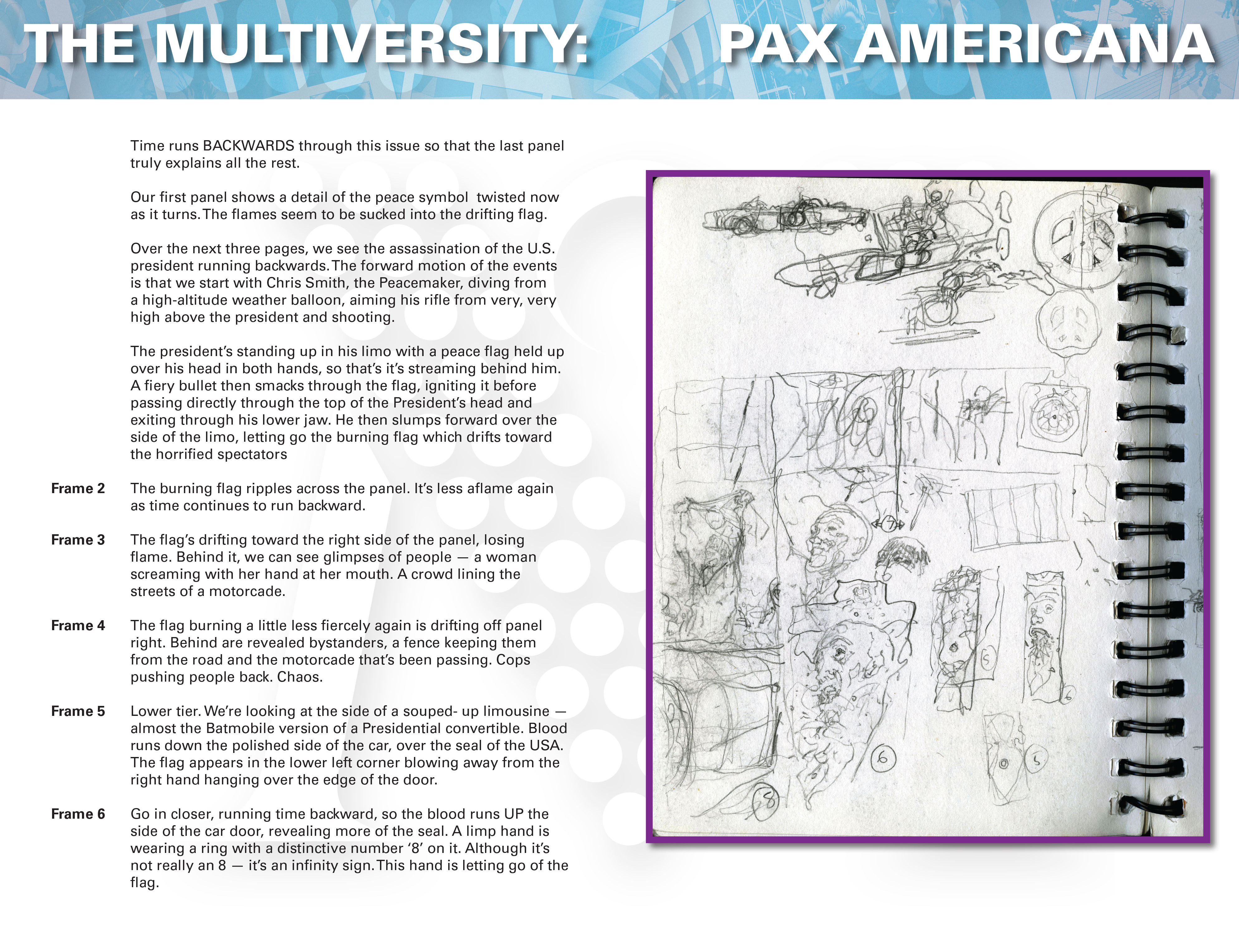 Read online The Multiversity: Pax Americana comic -  Issue # _Director's Cut - 40