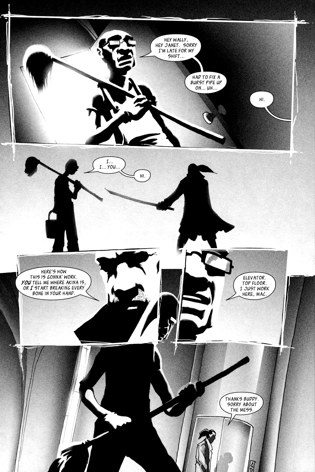 Read online Sam Noir: Samurai Detective comic -  Issue #3 - 9