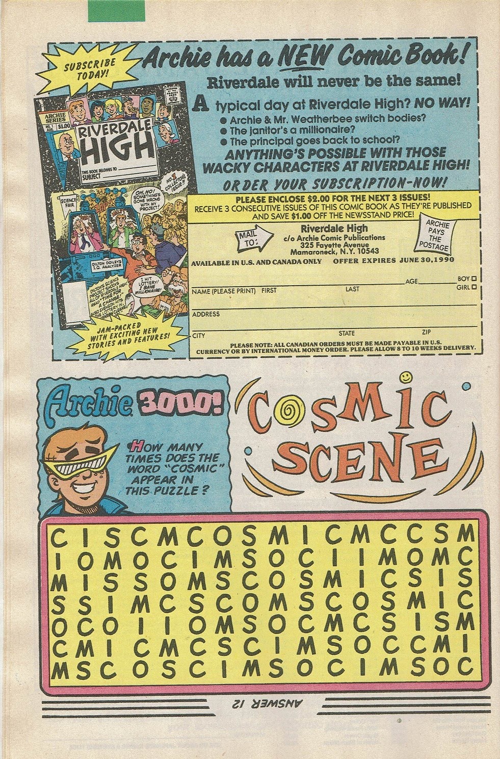 Read online Archie 3000! (1989) comic -  Issue #9 - 10