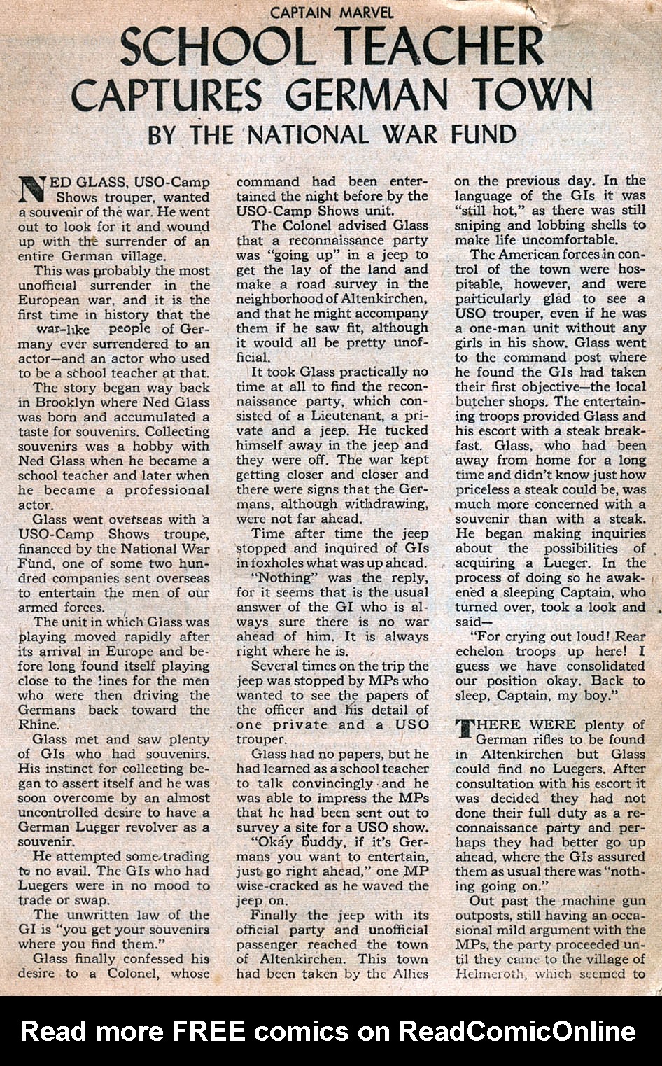 Read online Captain Marvel Adventures comic -  Issue #50 - 23