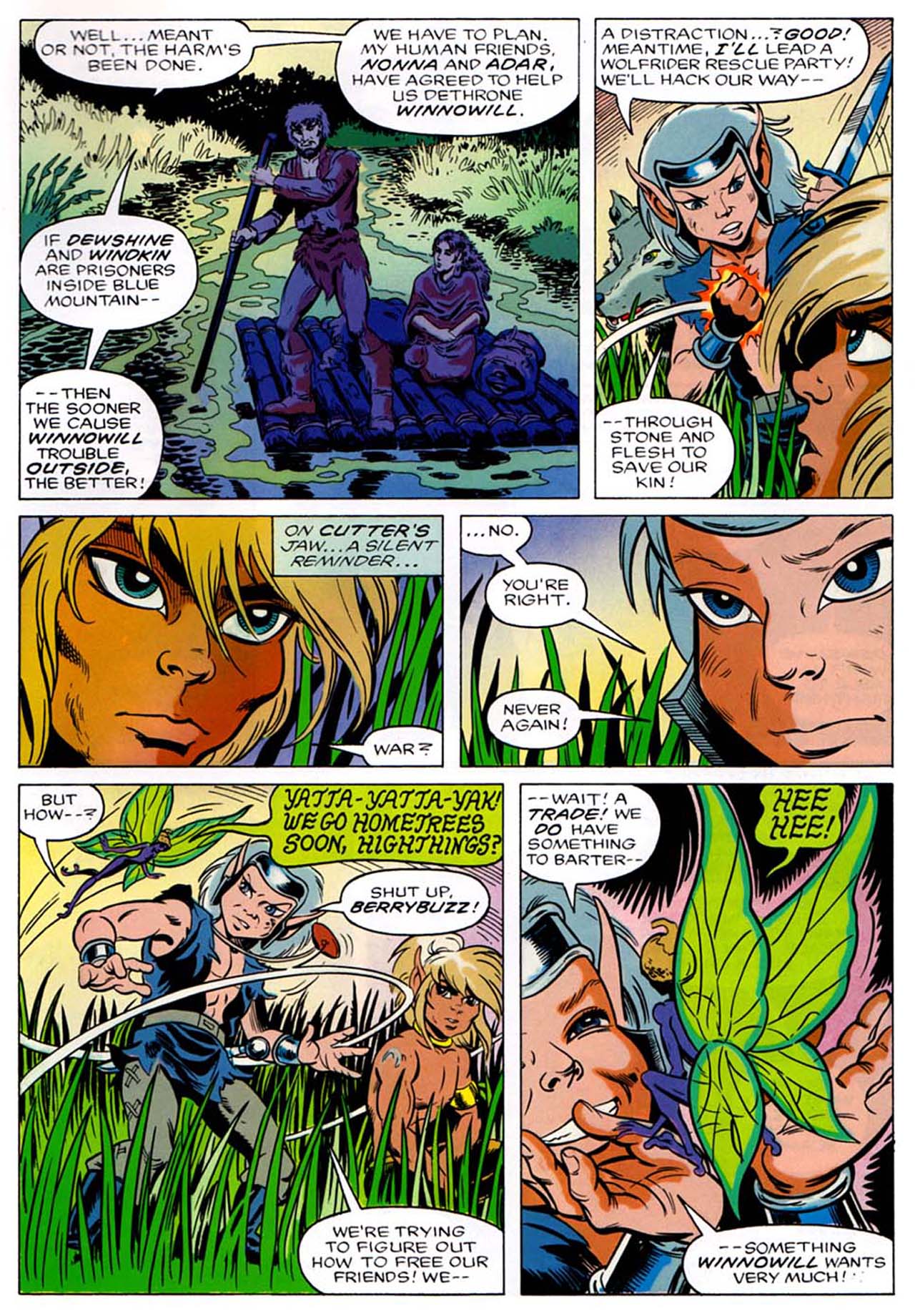 Read online ElfQuest: Siege at Blue Mountain comic -  Issue #3 - 4