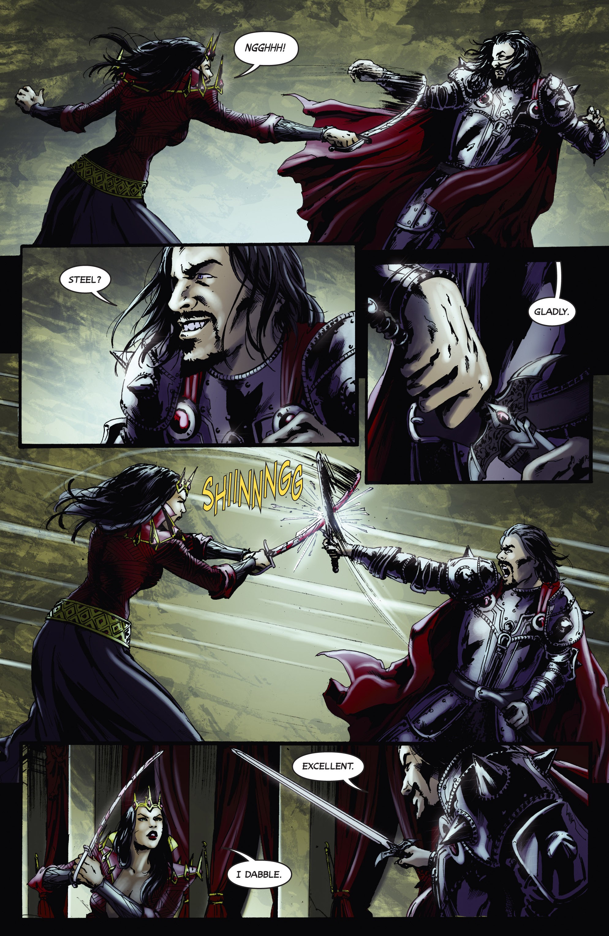 Read online Blood Queen Vs. Dracula comic -  Issue #4 - 12