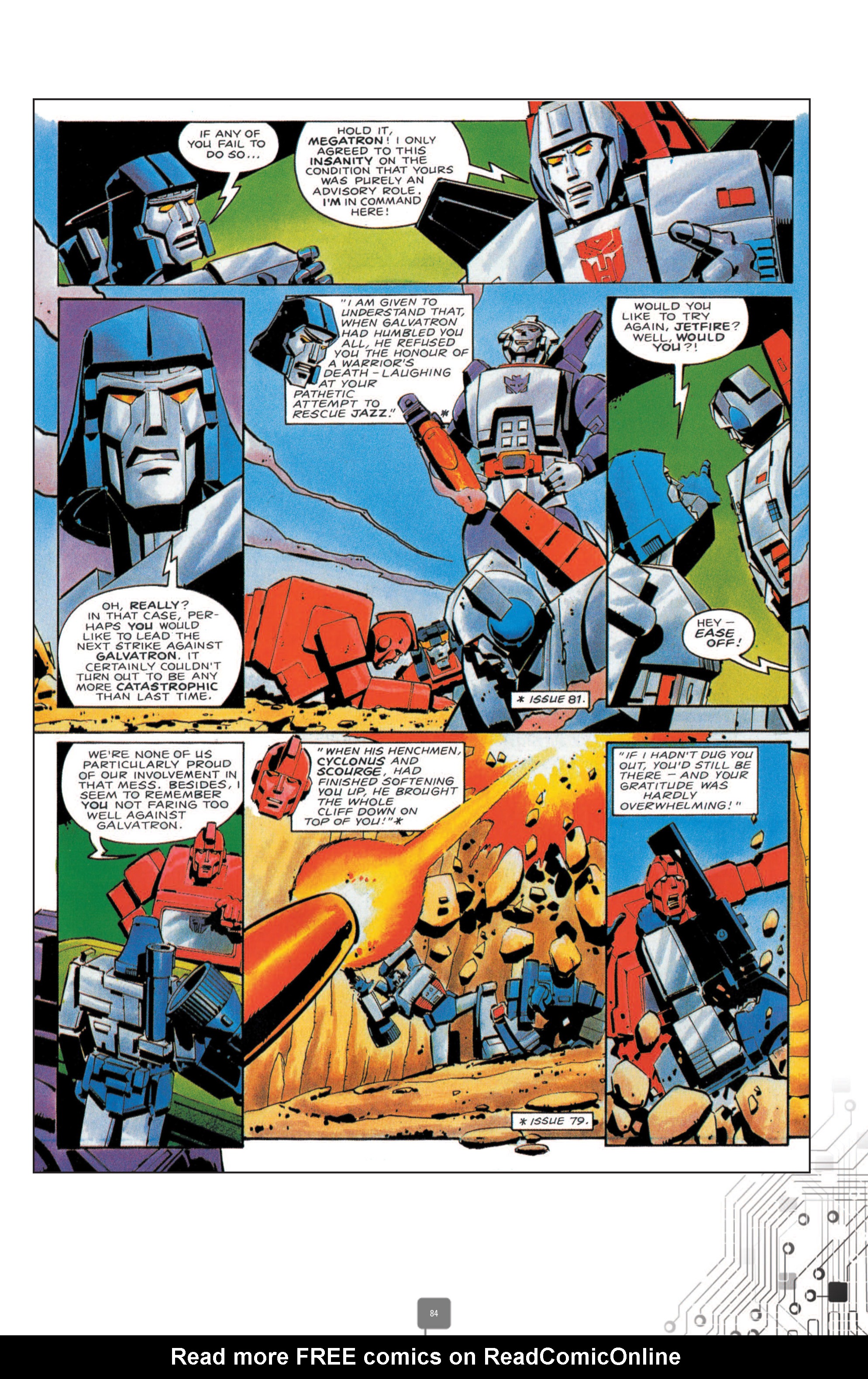 Read online The Transformers Classics UK comic -  Issue # TPB 3 - 85