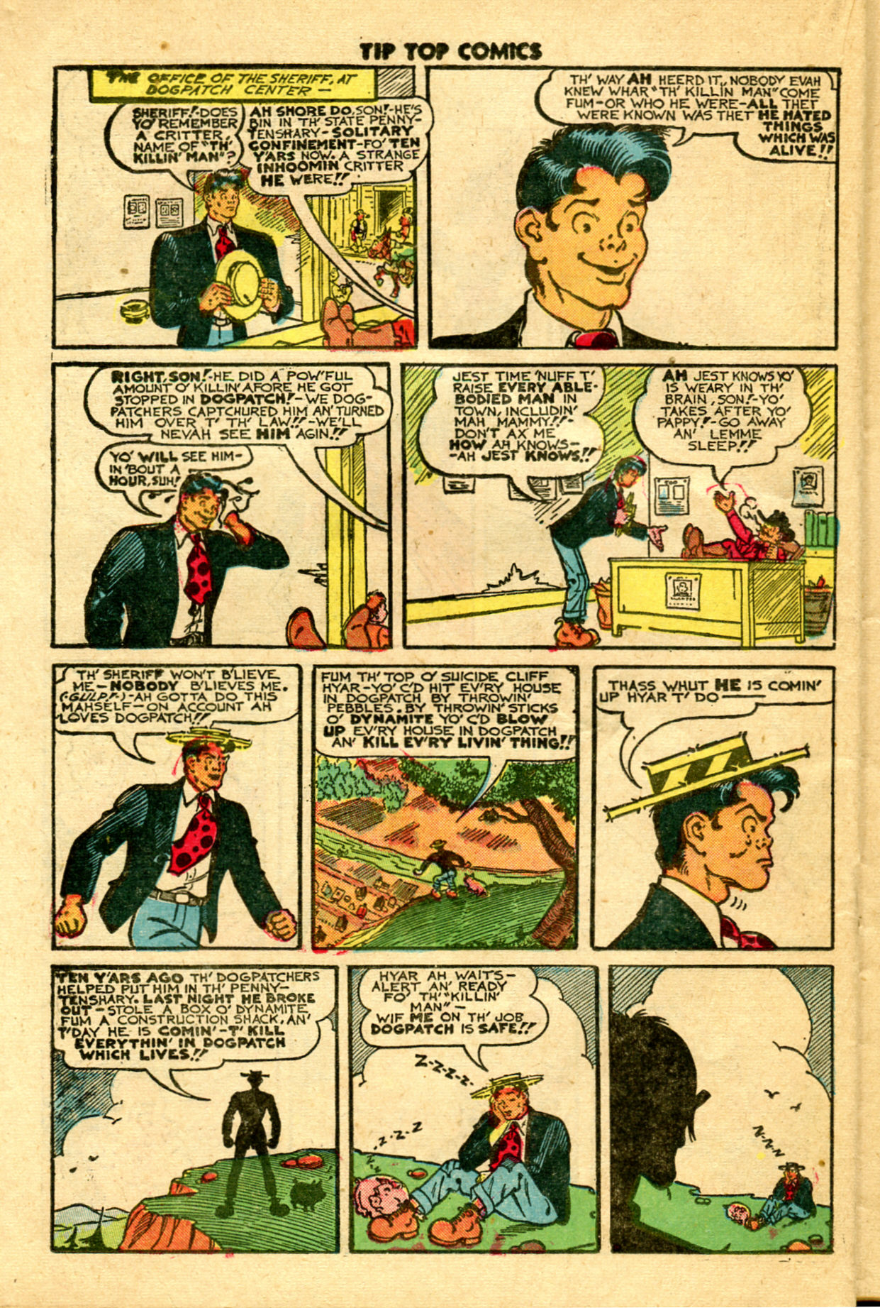 Read online Tip Top Comics comic -  Issue #111 - 22