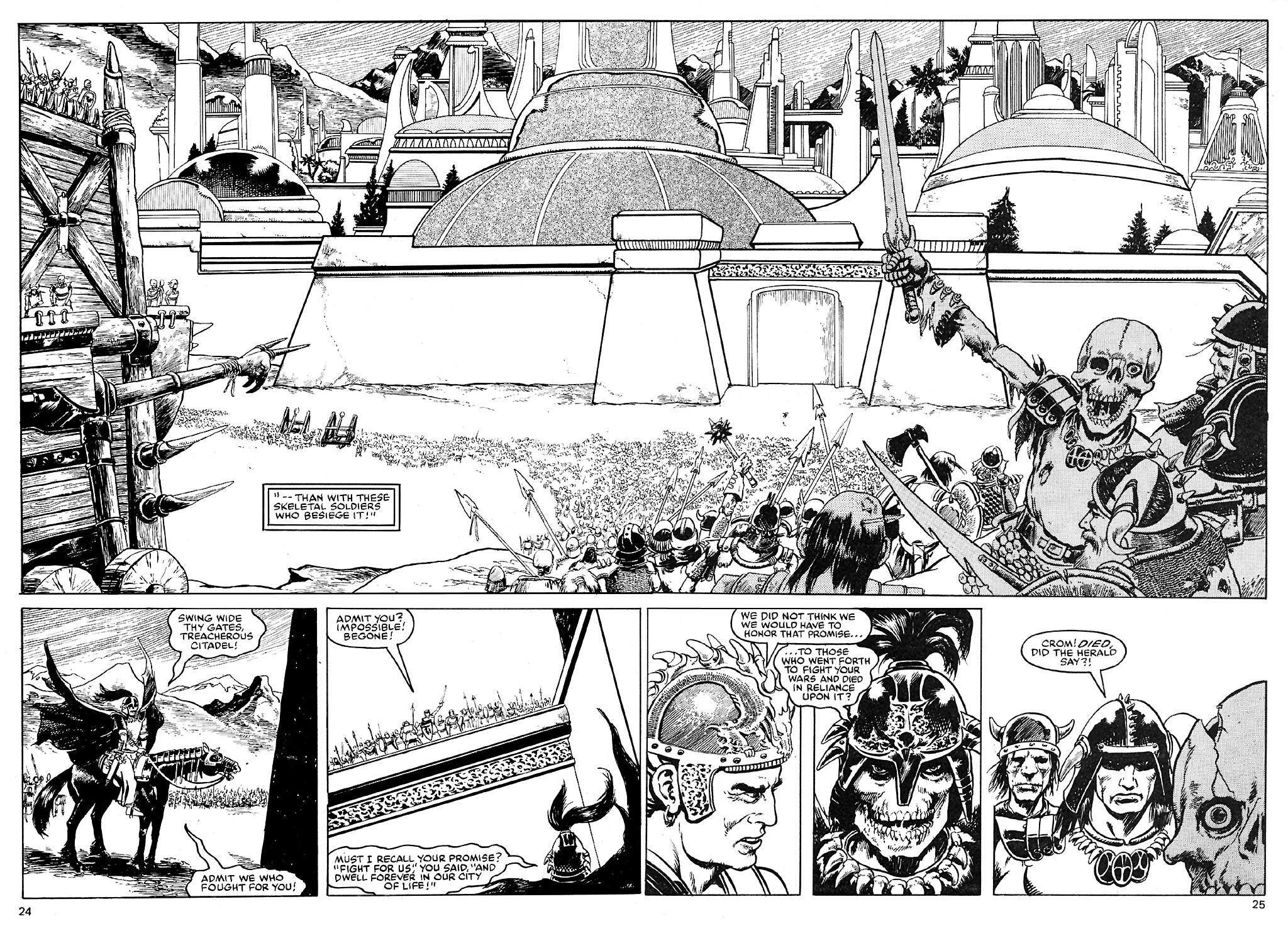 Read online The Savage Sword Of Conan comic -  Issue #110 - 24