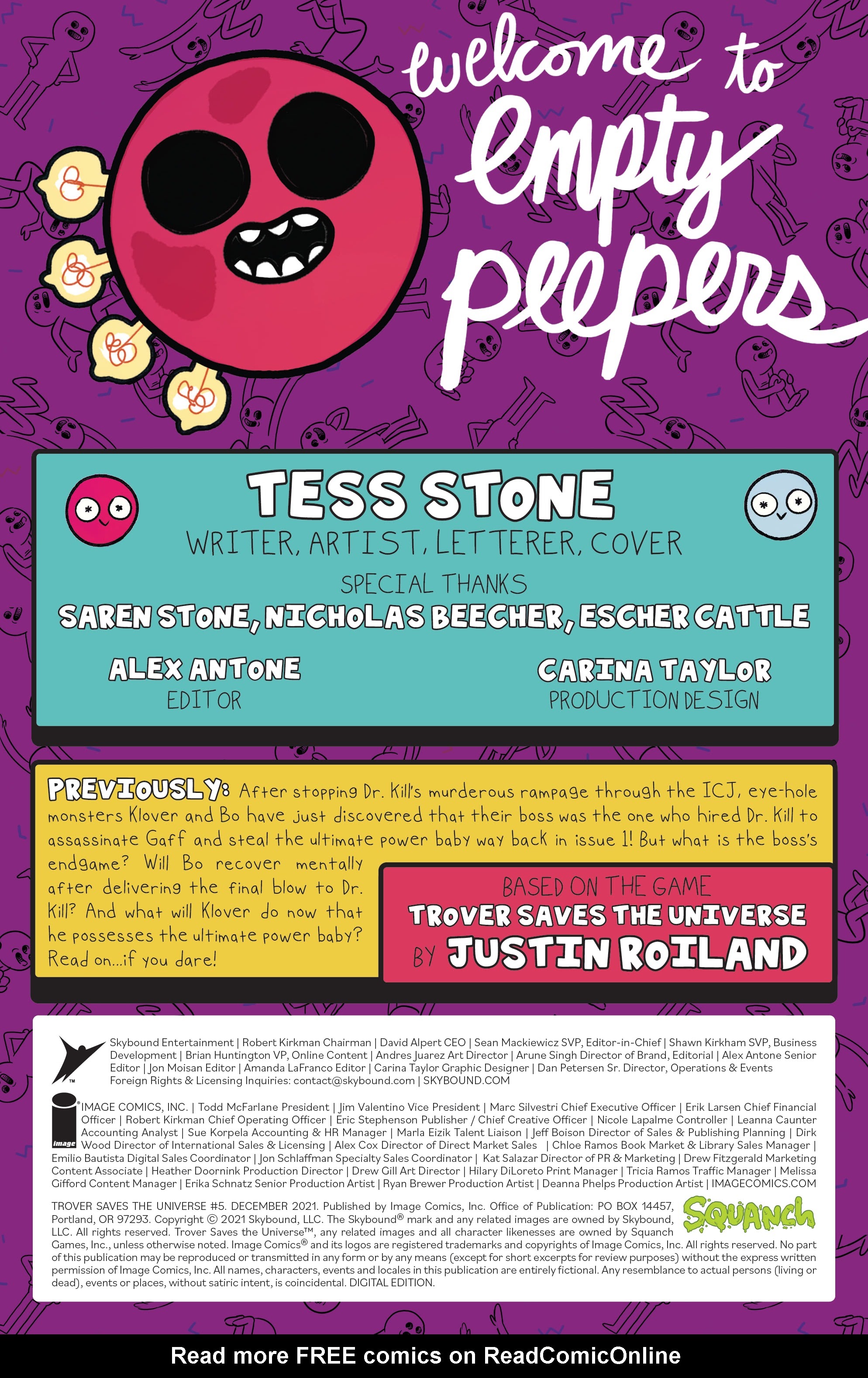 Read online Trover Saves The Universe comic -  Issue #5 - 2