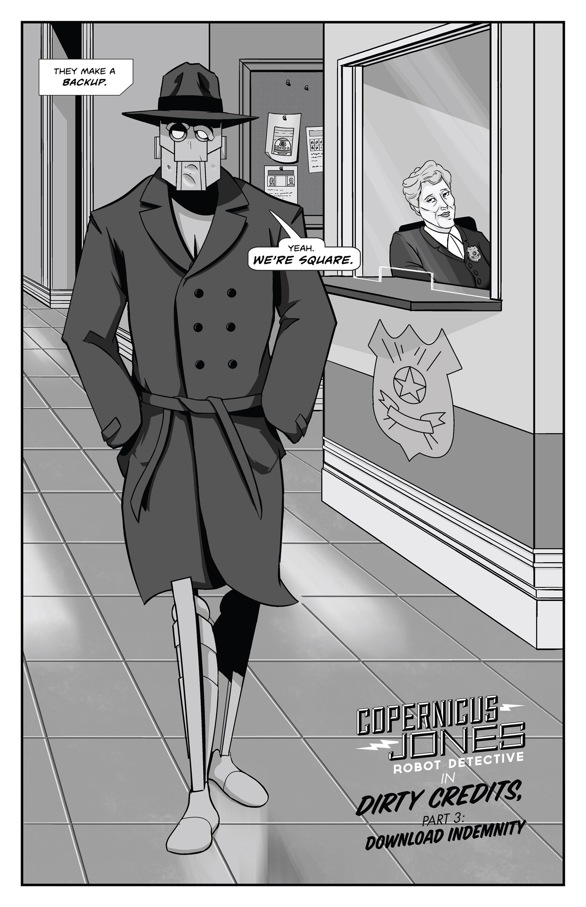 Read online Copernicus Jones: Robot Detective comic -  Issue #3 - 6