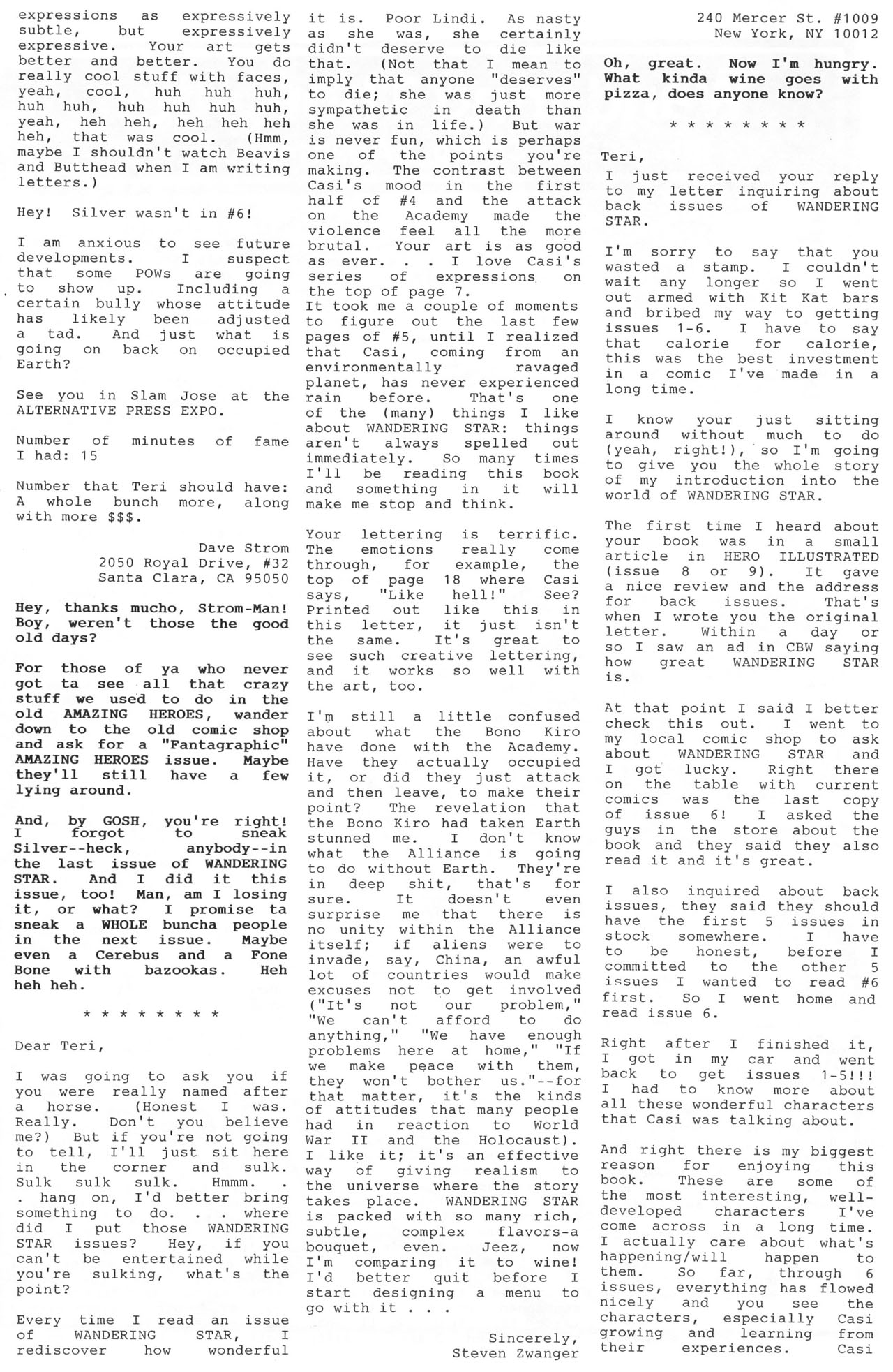 Read online Wandering Star comic -  Issue #7 - 28