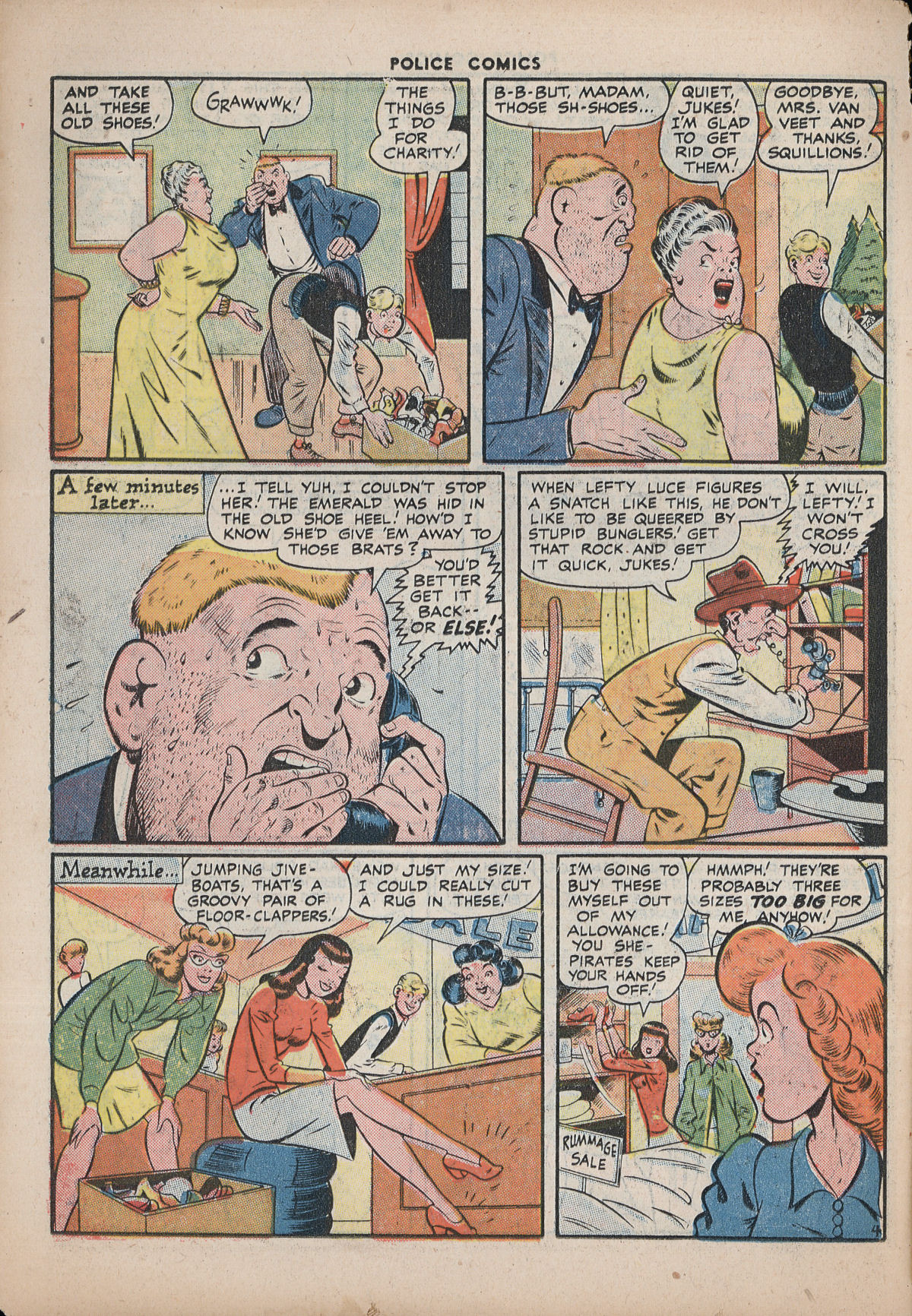 Read online Police Comics comic -  Issue #72 - 36