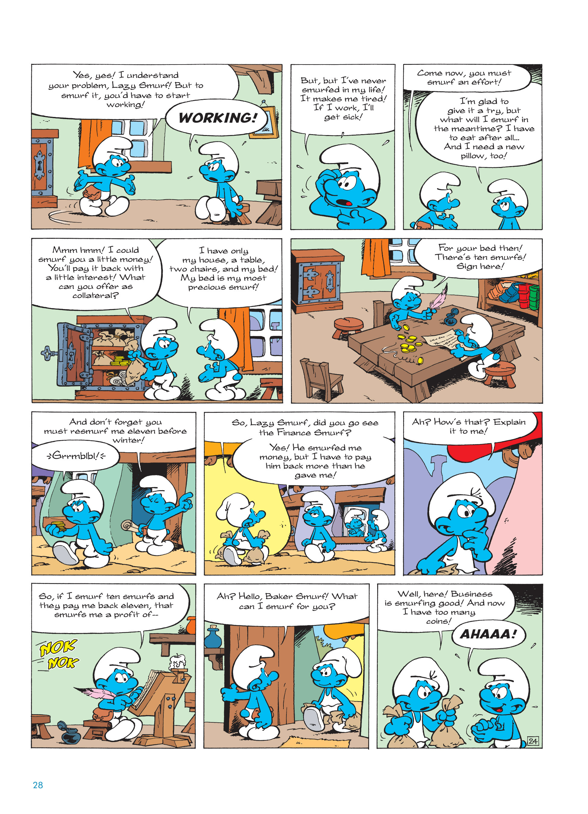 Read online The Smurfs comic -  Issue #18 - 28