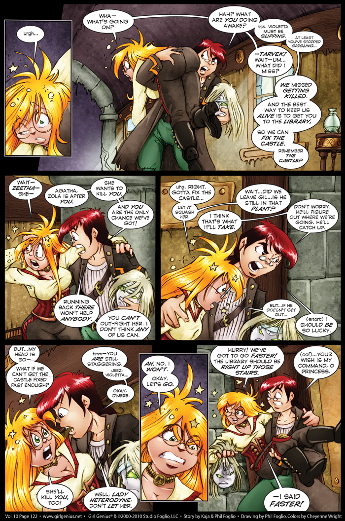 Read online Girl Genius (2002) comic -  Issue #10 - 124