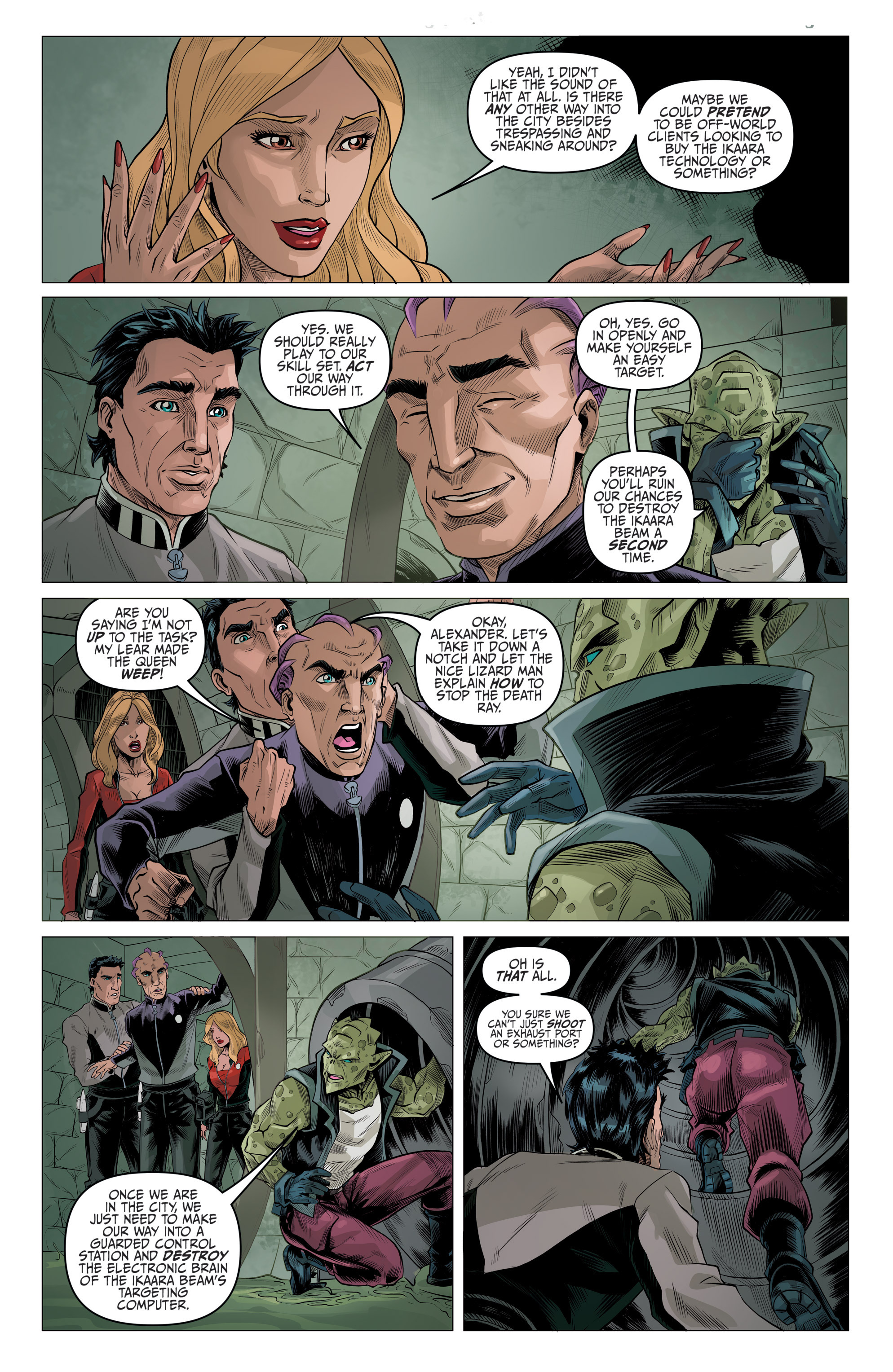 Read online Galaxy Quest: The Journey Continues comic -  Issue #4 - 7