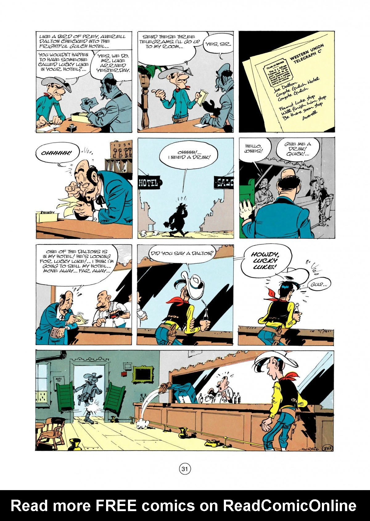 Read online A Lucky Luke Adventure comic -  Issue #28 - 32