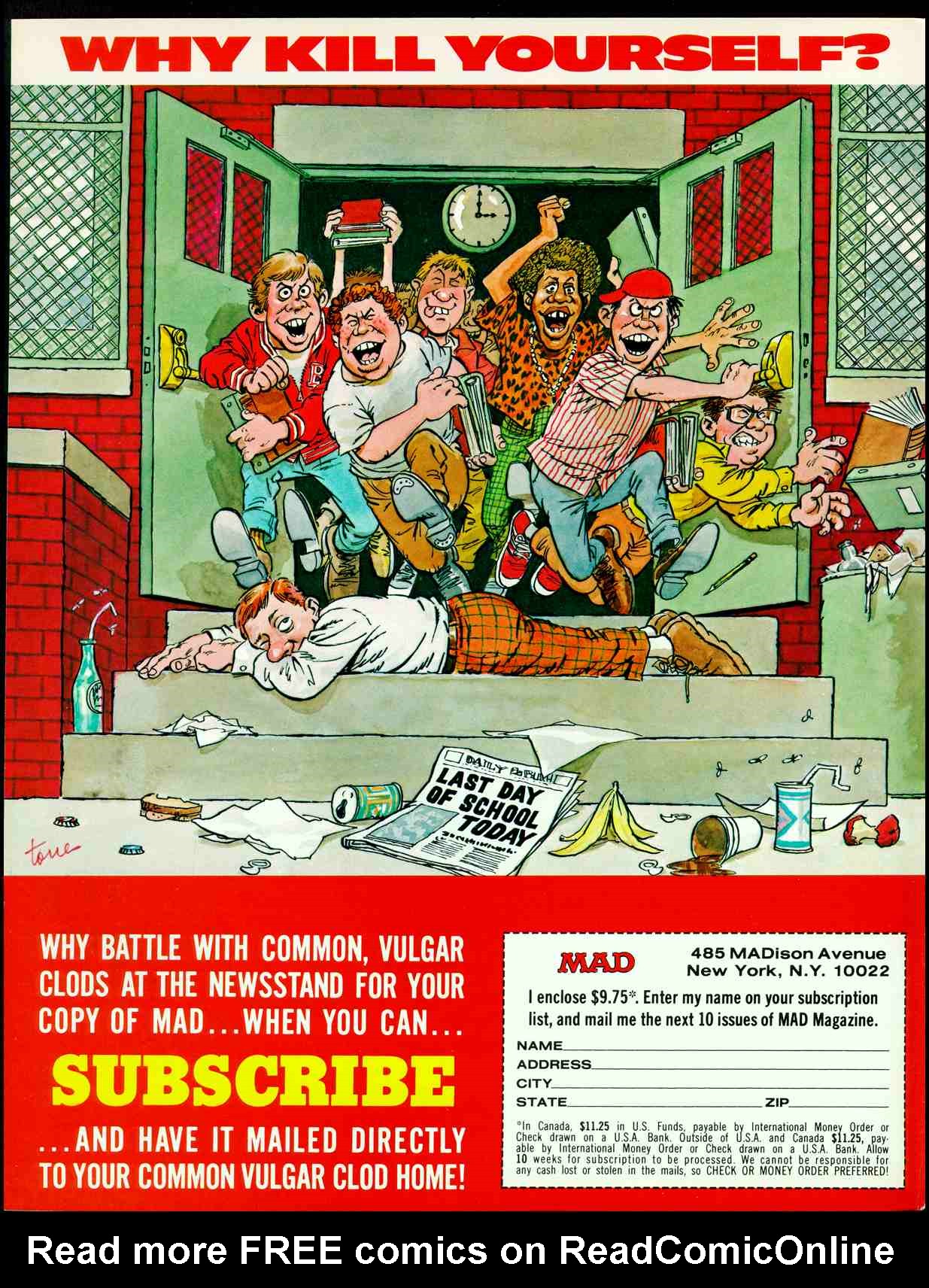 Read online MAD comic -  Issue #240 - 2