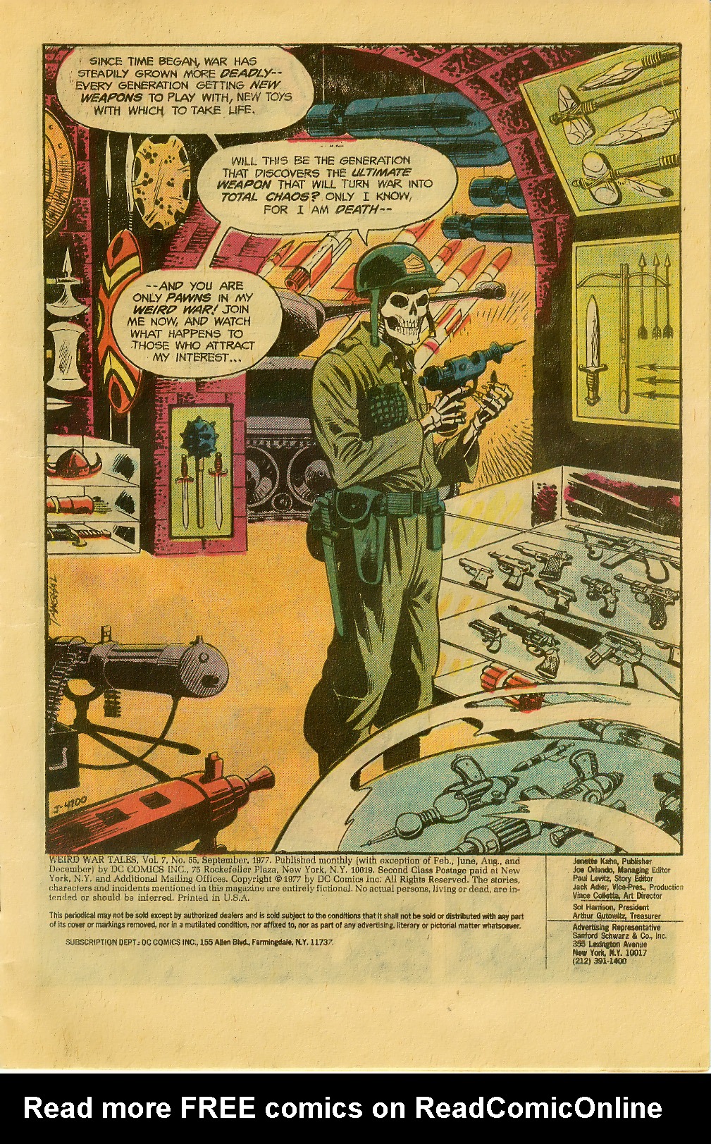Read online Weird War Tales (1971) comic -  Issue #55 - 3