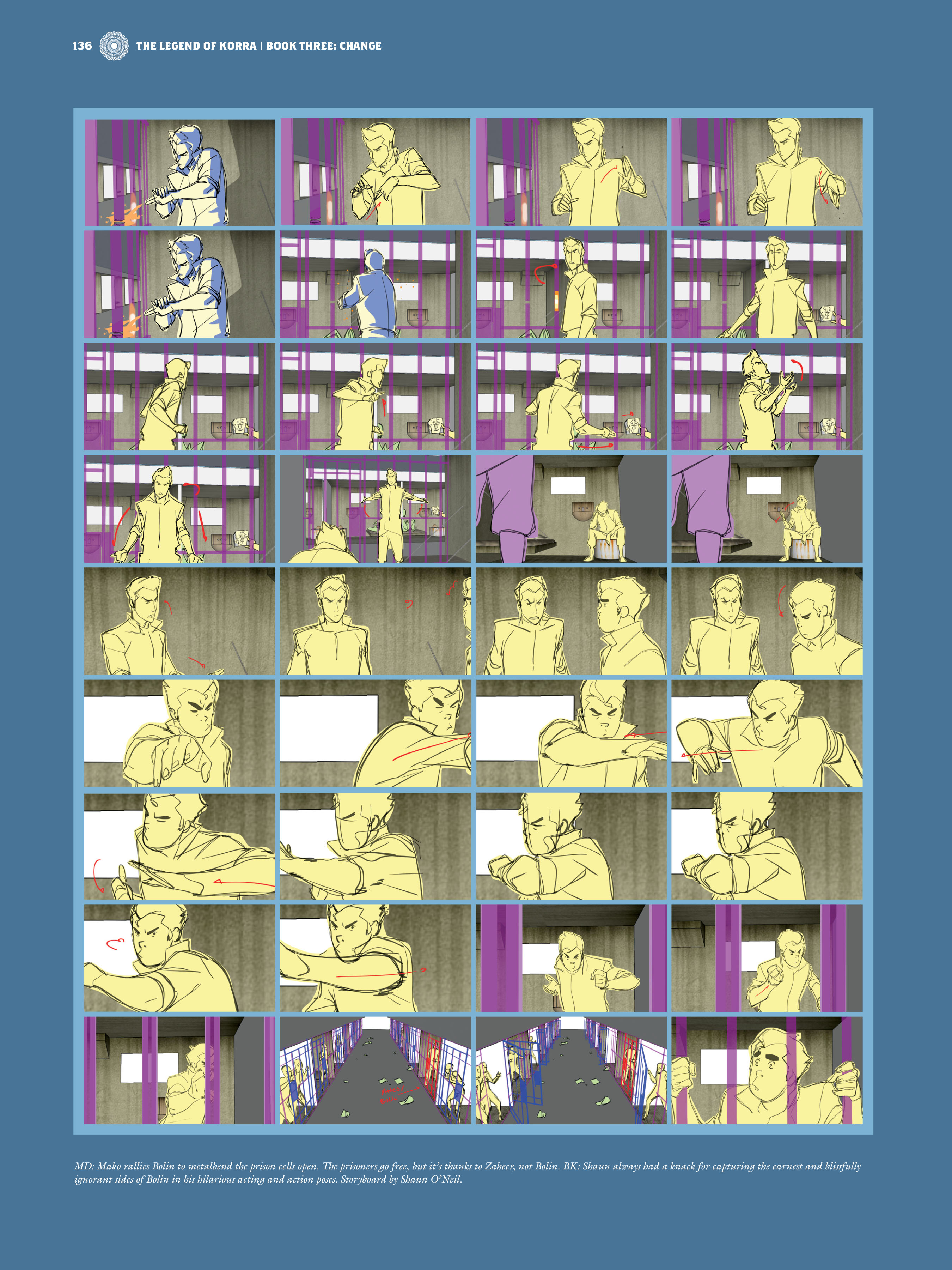 Read online The Legend of Korra: The Art of the Animated Series comic -  Issue # TPB 3 - 137