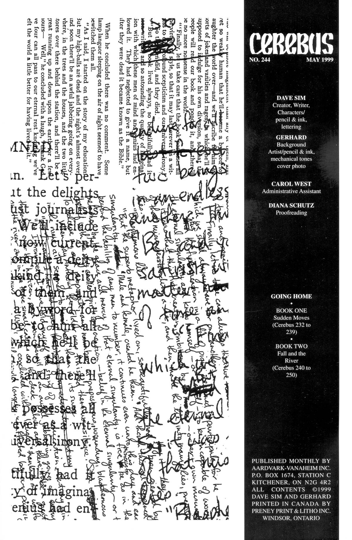 Read online Cerebus comic -  Issue #244 - 3