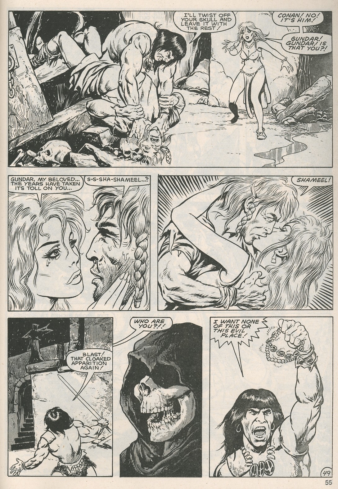 Read online The Savage Sword Of Conan comic -  Issue #118 - 53