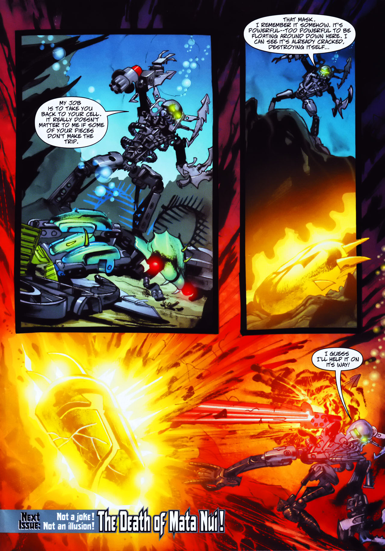 Read online Bionicle: Ignition comic -  Issue #9 - 10