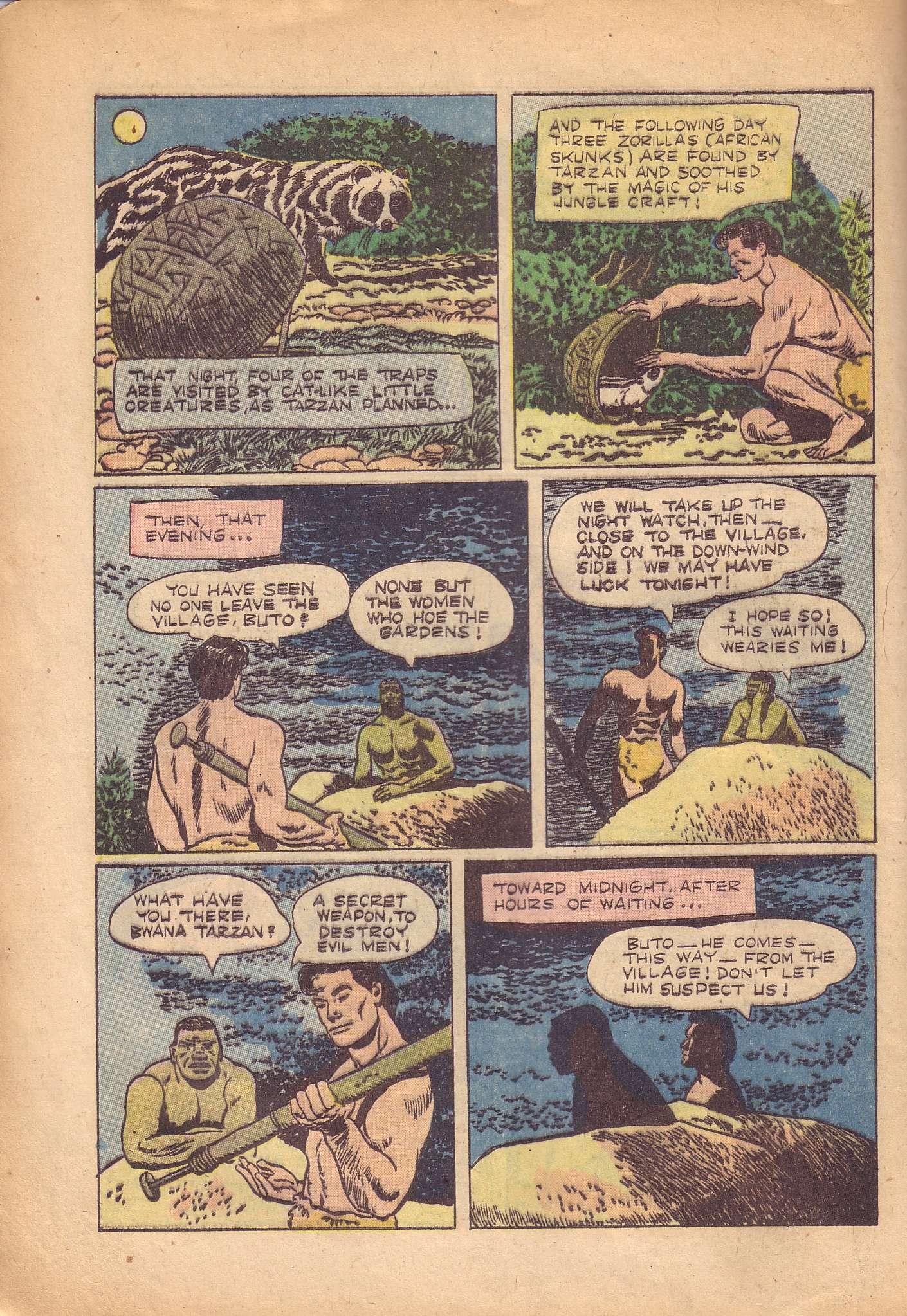 Read online Tarzan (1948) comic -  Issue #50 - 36