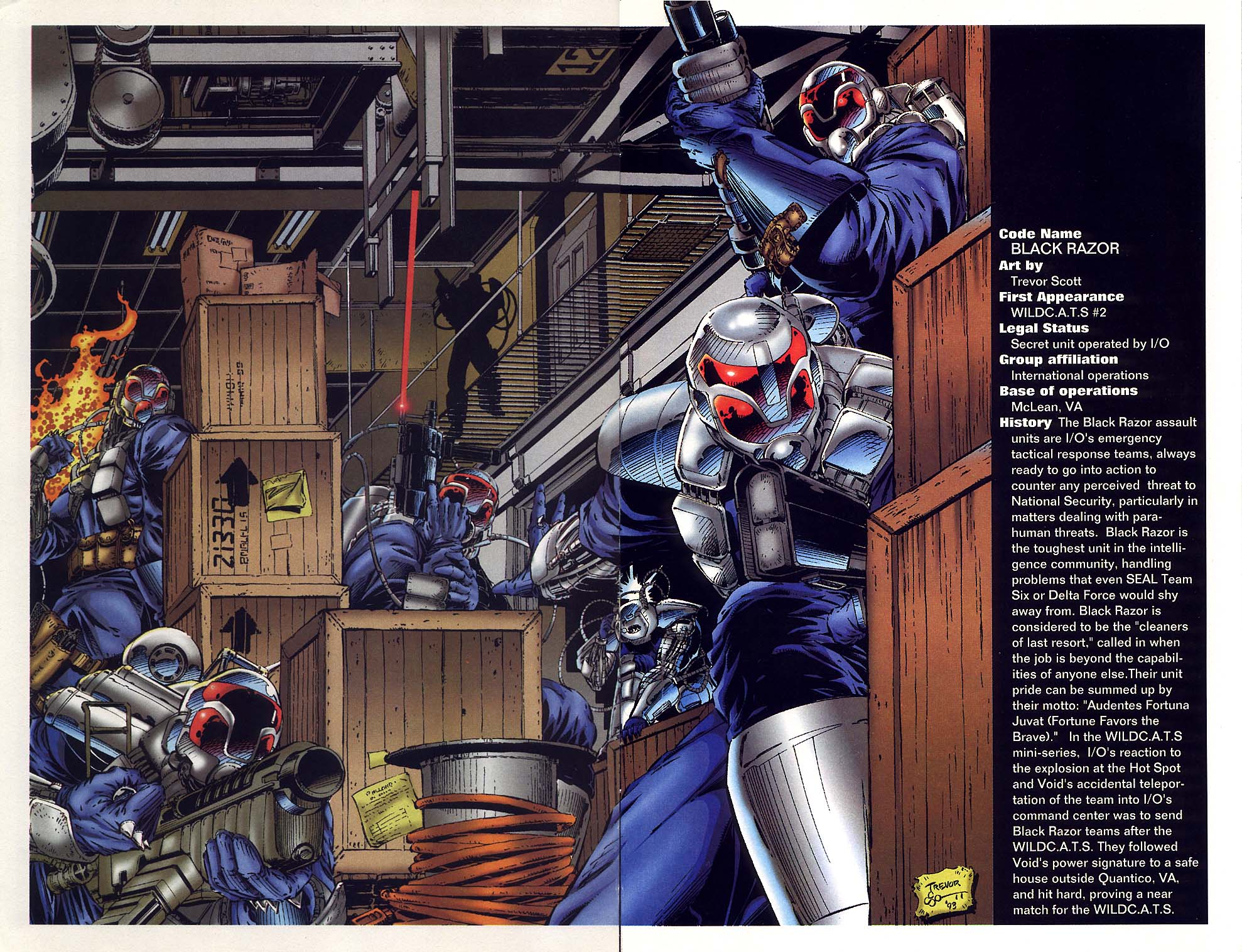 Read online WildC.A.T.s Sourcebook comic -  Issue #1 - 4