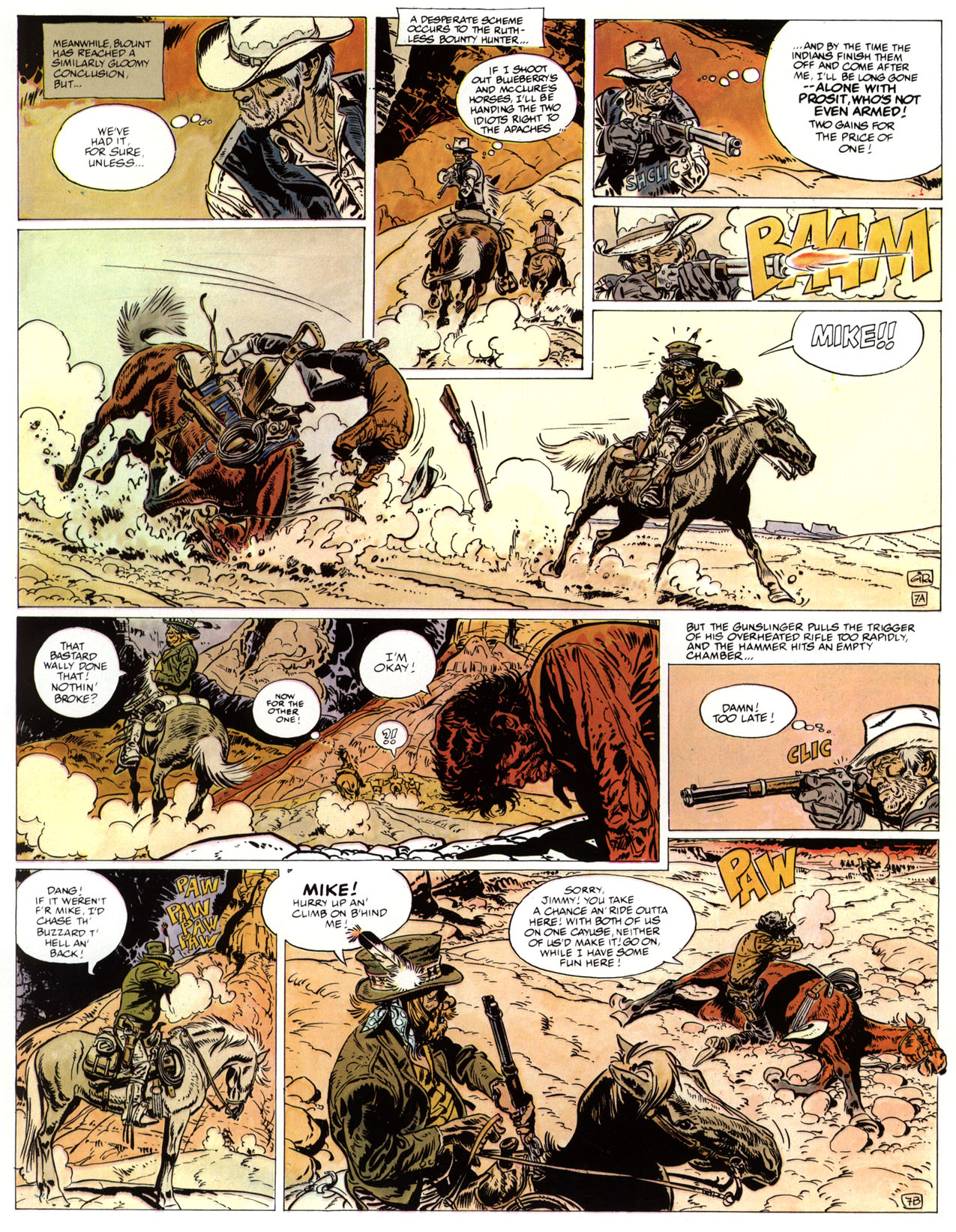 Read online Epic Graphic Novel: Marshal Blueberry comic -  Issue # TPB - 57