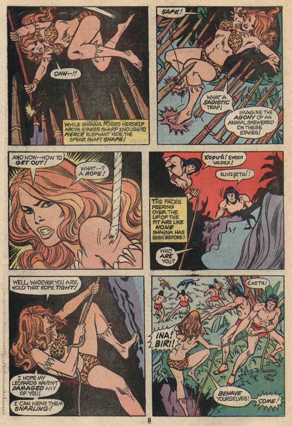Read online Shanna, the She-Devil (1972) comic -  Issue #3 - 7