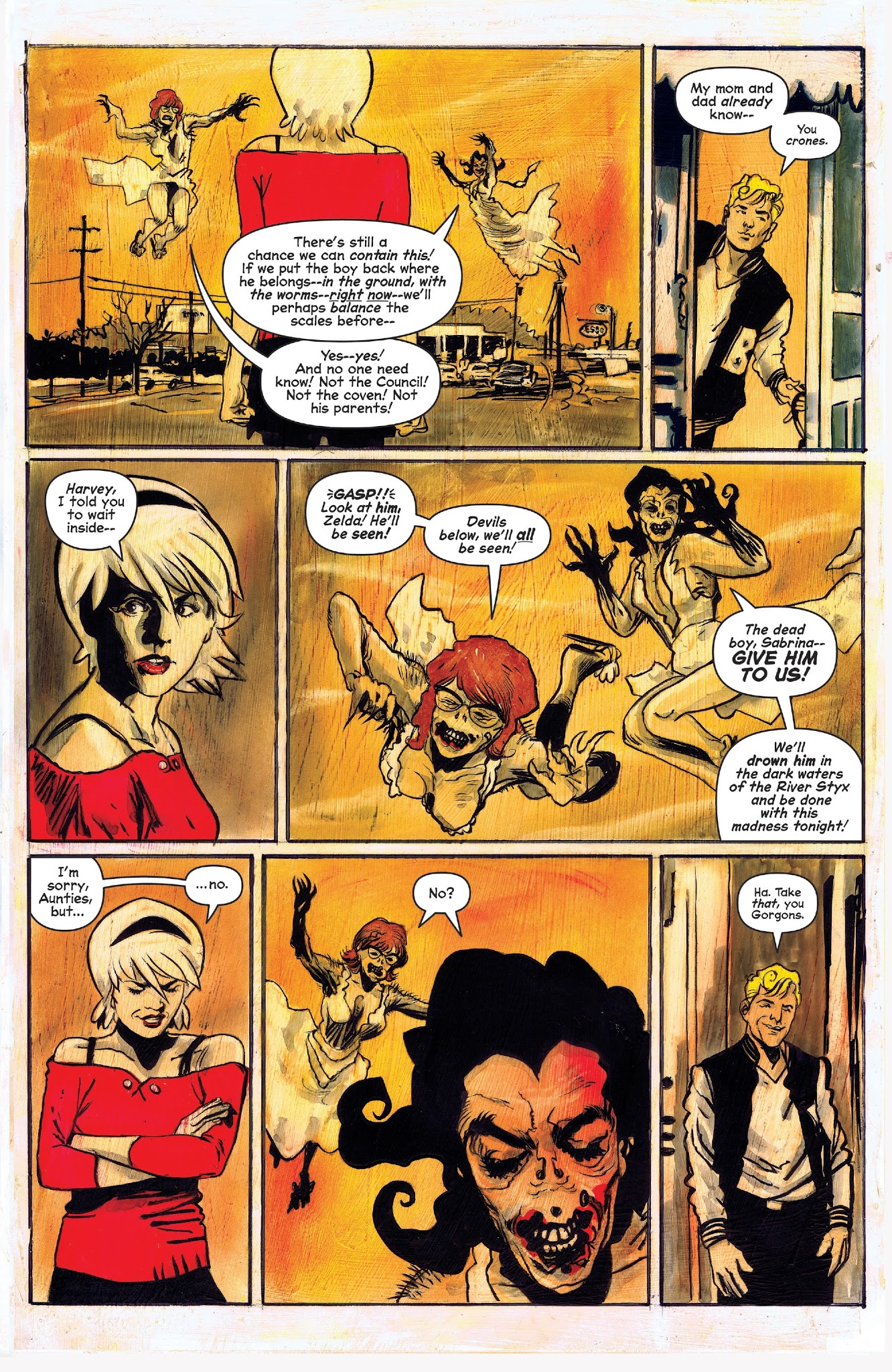 Read online Chilling Adventures of Sabrina comic -  Issue #8 - 17