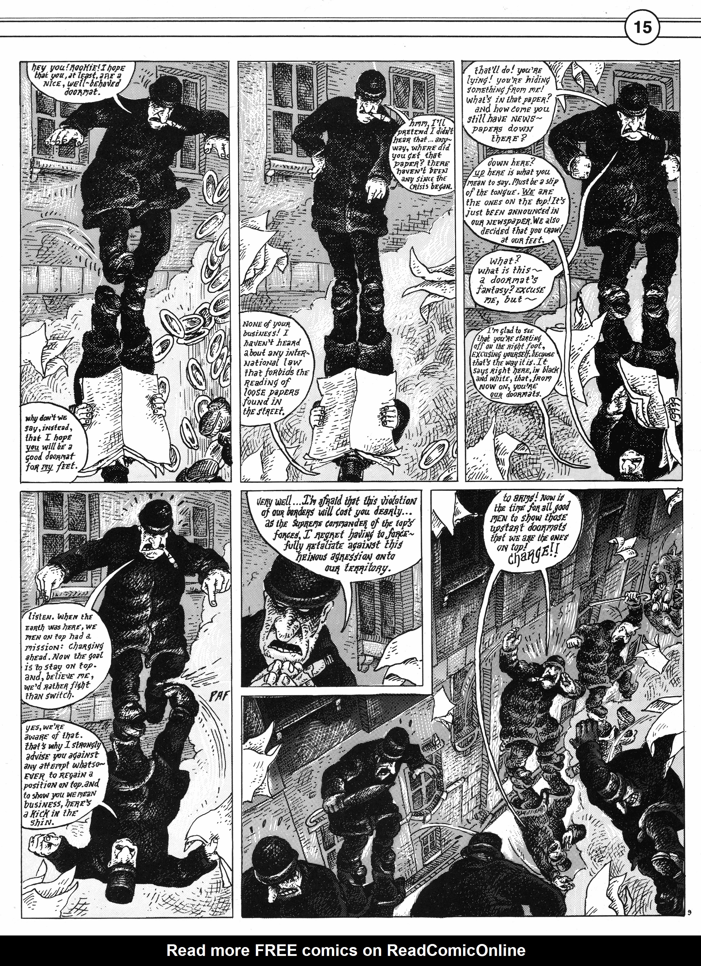 Read online Raw (1980) comic -  Issue # TPB 4 - 14