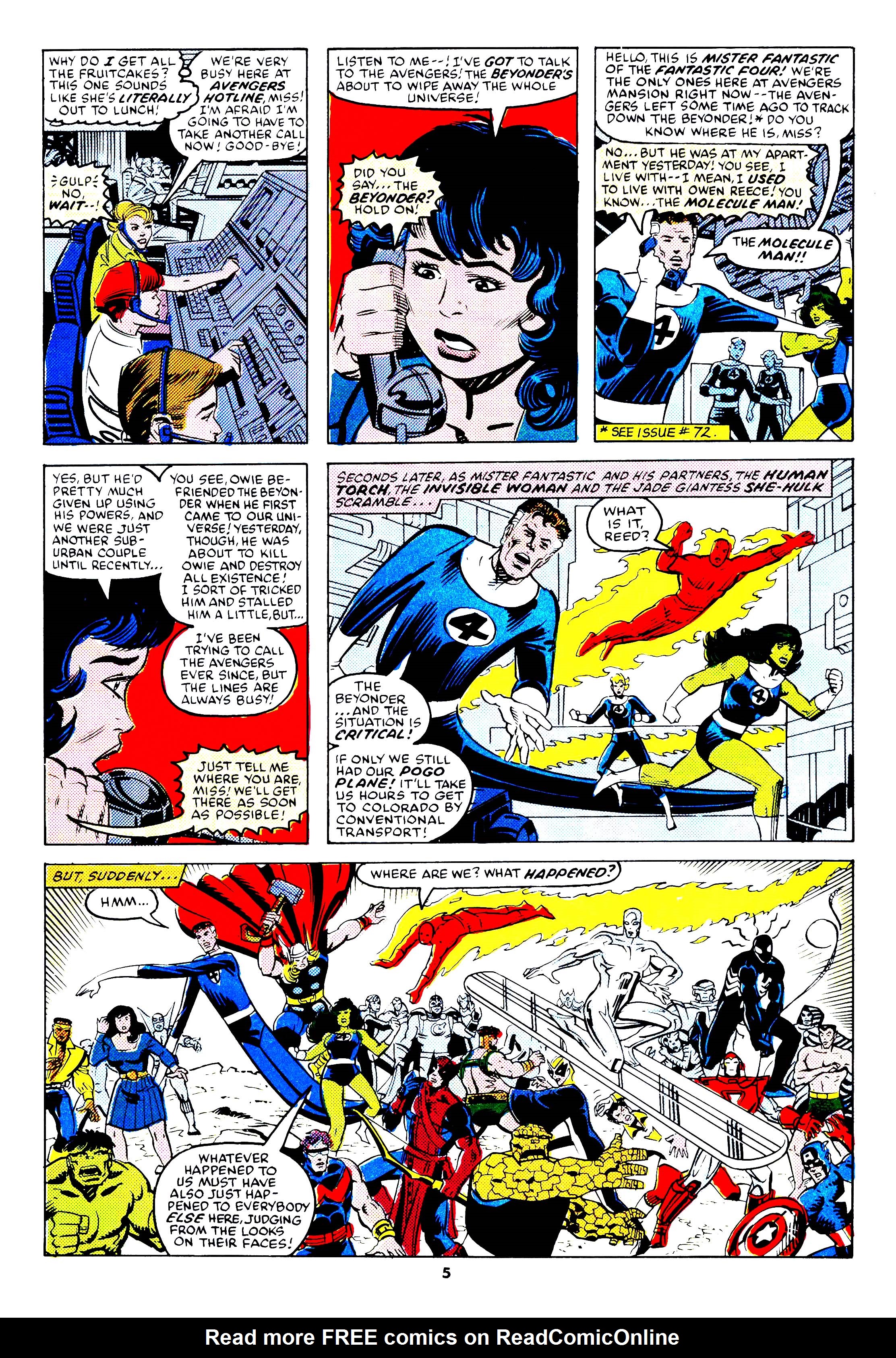 Read online Secret Wars (1985) comic -  Issue #79 - 5